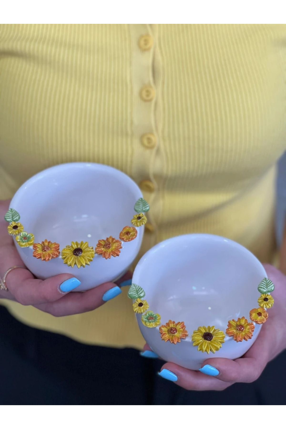 MeGgDecor 2li Çiçek Kase