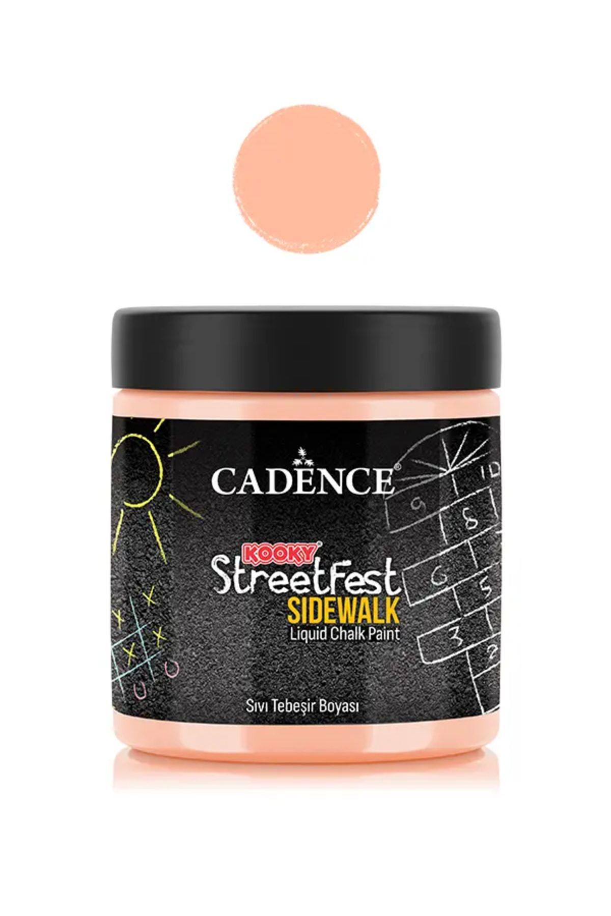 Cadence SF03 Turuncu Sıvı Tebeşir Boyası 250ML - Cadence Kooky Streetfest