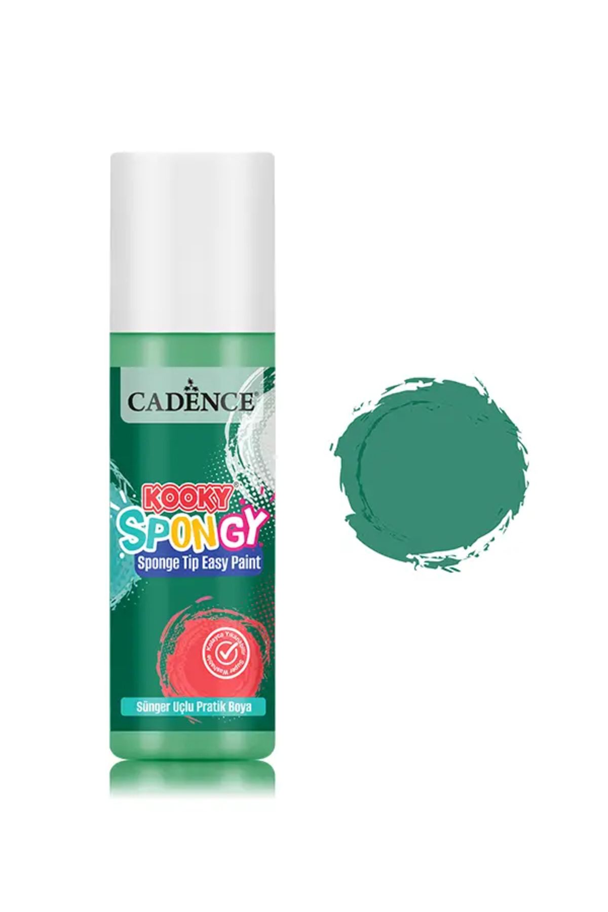 Cadence SPN08 Yeşil Spongy Sünger Uçlu Pratik Boya 100ML