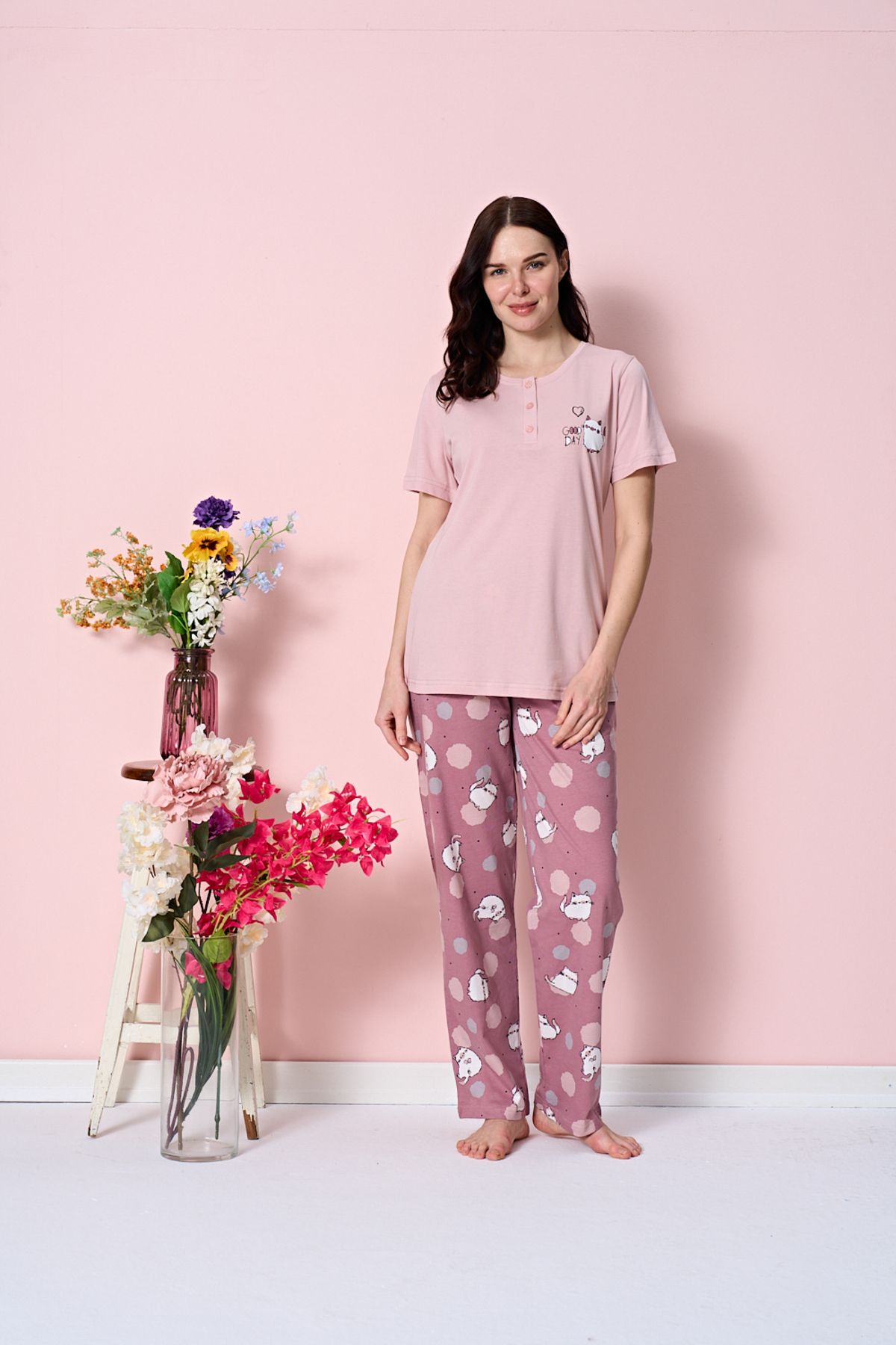 OVERSLEEP 1868 PİJAMA TAKIMI