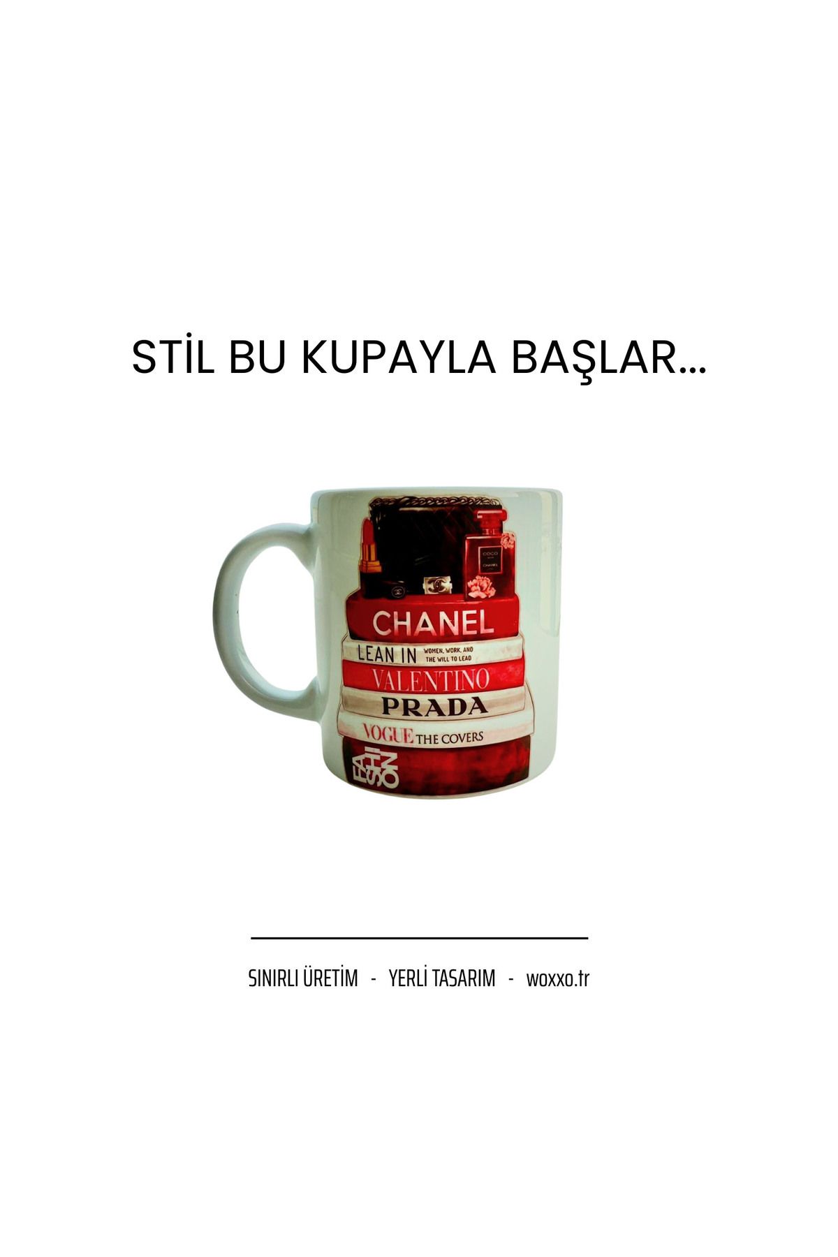 woxxo Stil Sahibi Markaların Dansı Şık Porselen Kupa