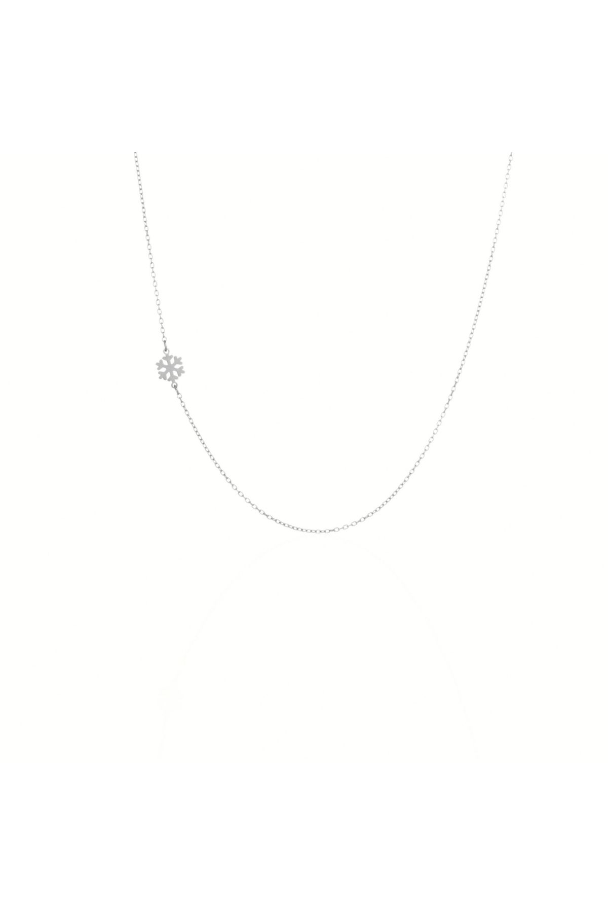 Klart Jewellery Kar tanesi Gümüş Kolye 925 ayar Gümüş kar kolyesi