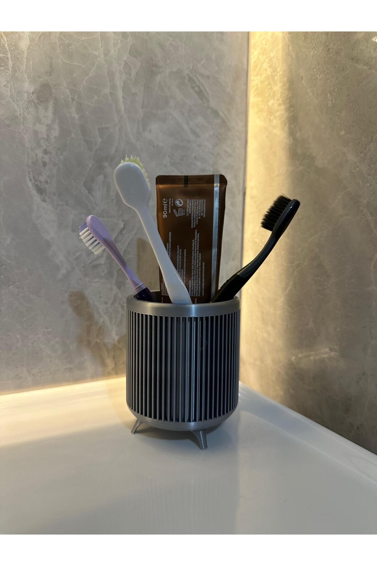 tekmation Modern Parlak Renk Diş Fırçalık, Diş Fırçalık