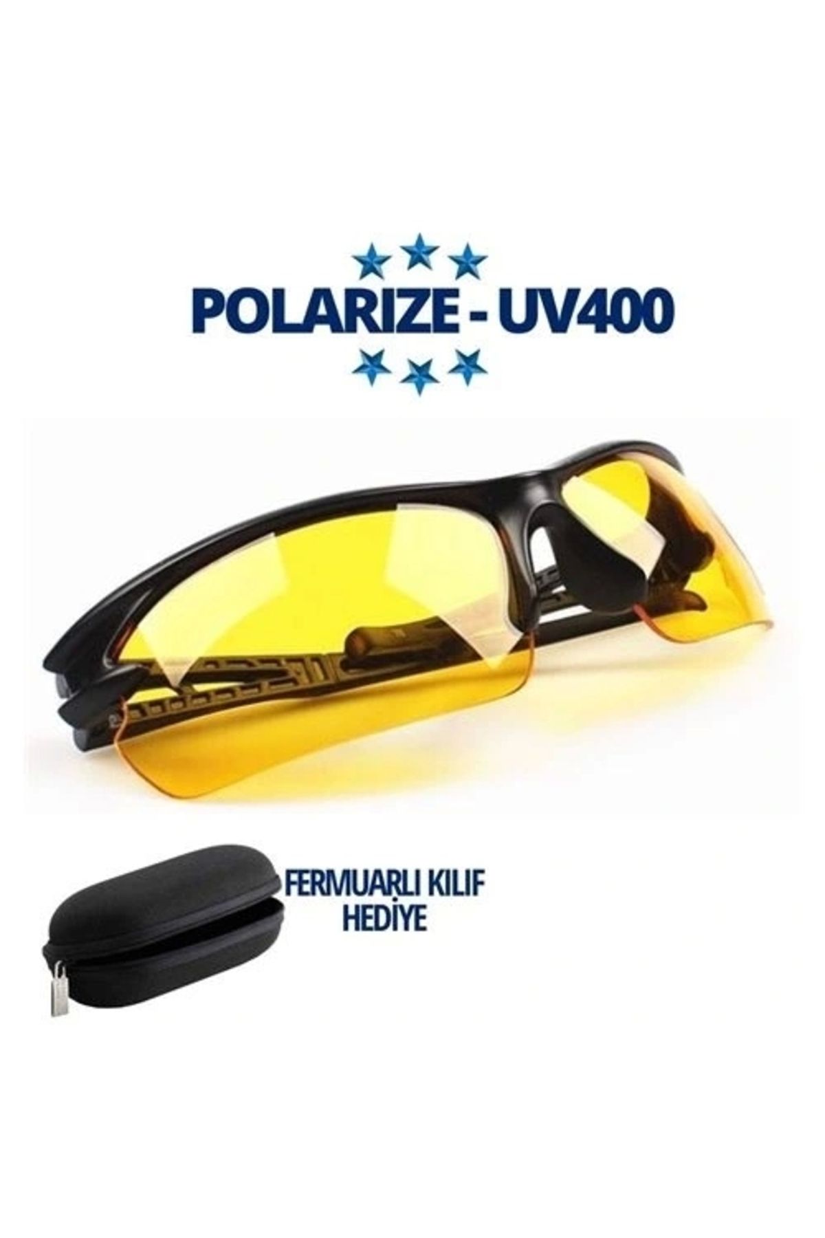 STOREMAX Polarize UV400 Sarı Camlı Güneş Gözlüğü