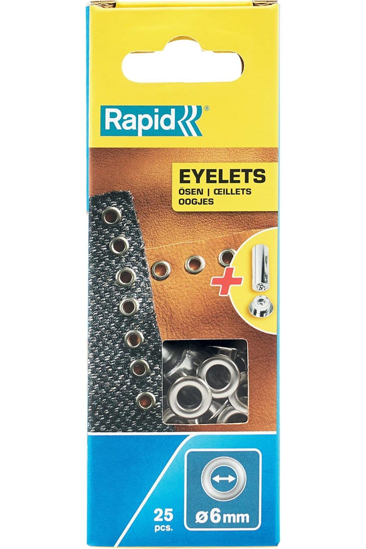 DERİK Simurg Halkalar 25 Adet Darbe Aleti Dahil, 6 Mm, 5000410 Riee 1094518