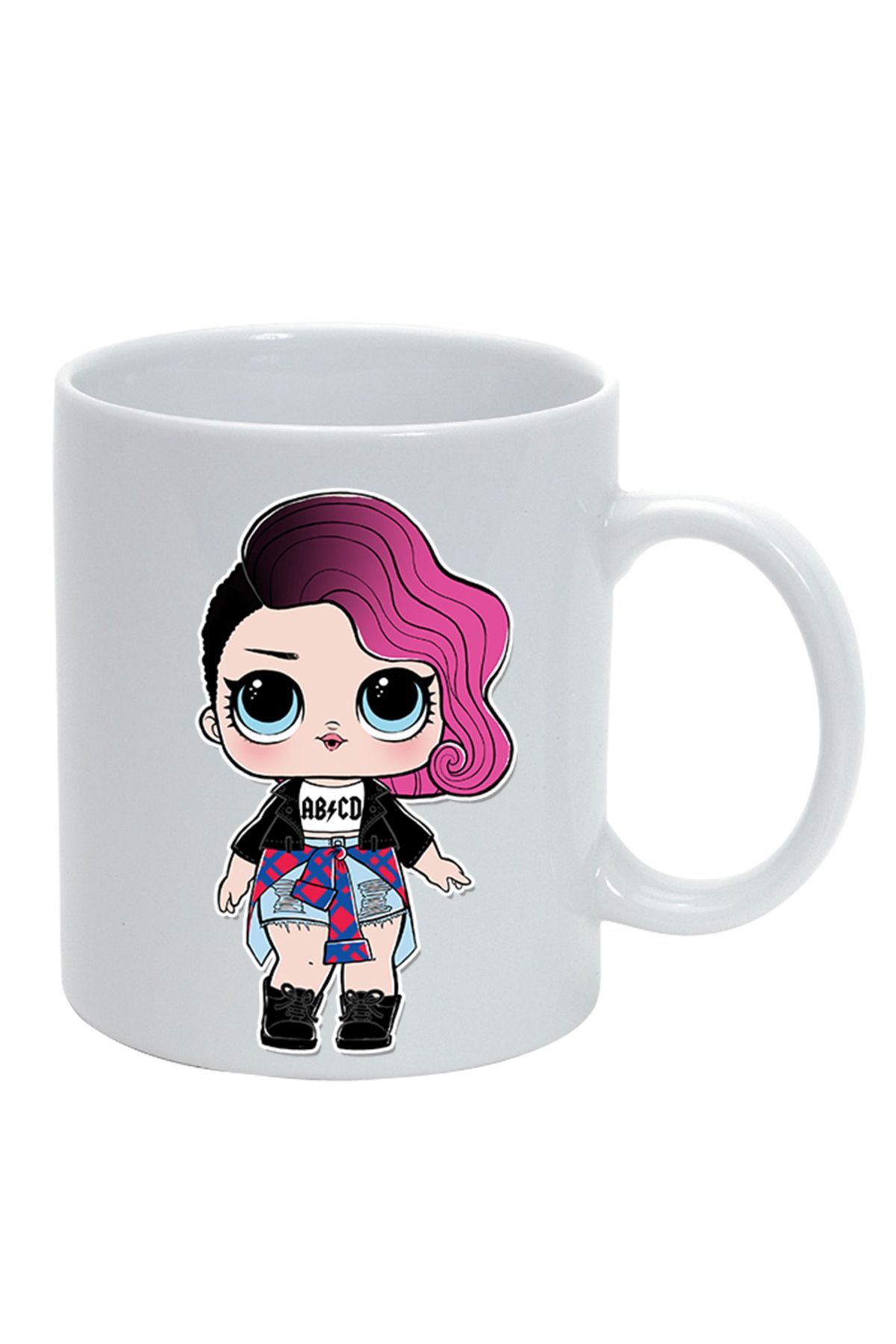 OEM Cană Albă Personalizată Lol, Inovatix . 330ml - One Size