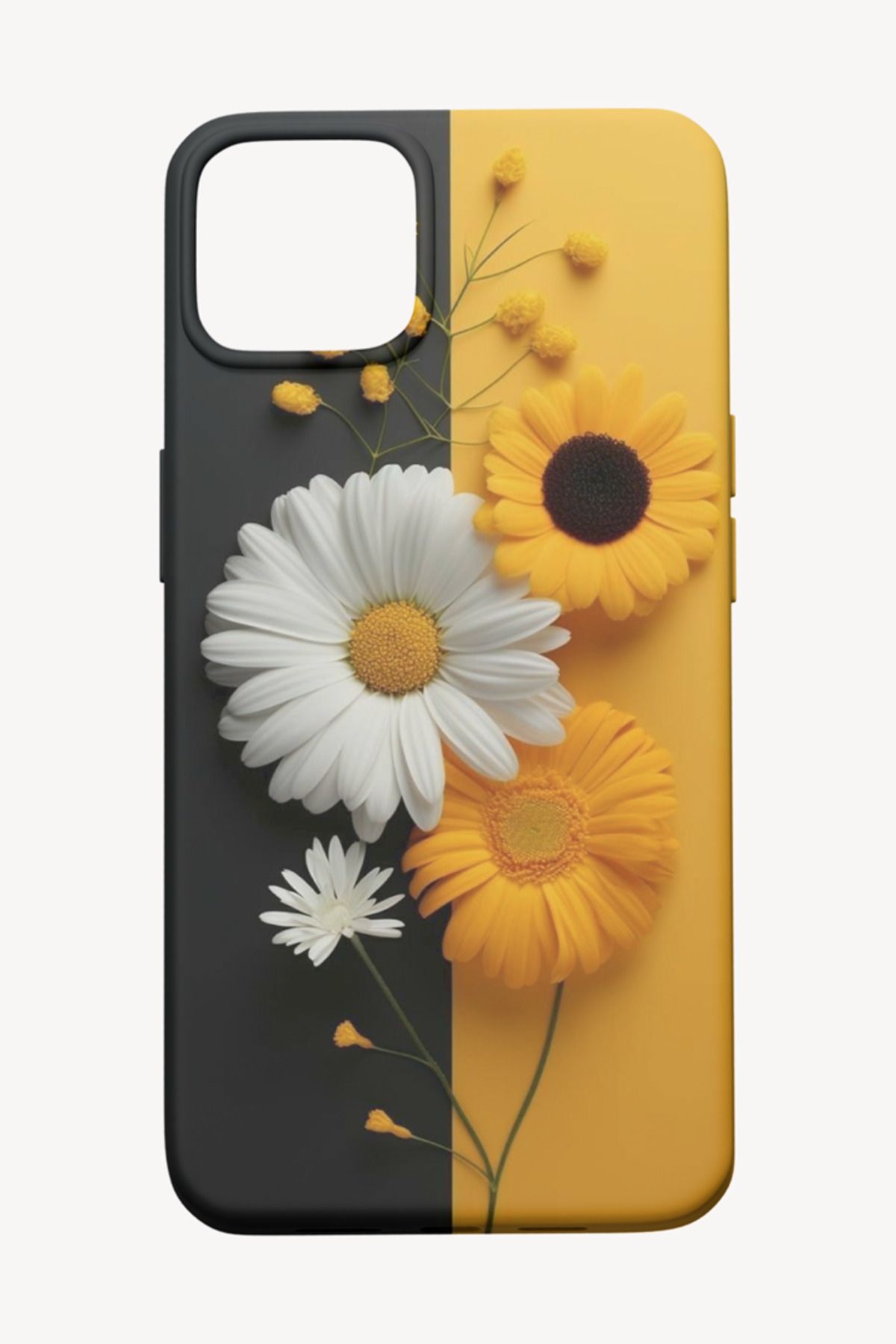 Web İşyerim Xiaomi Redmi 9A Uyumlu Papatya Desenli Telefon Kılıfı #5