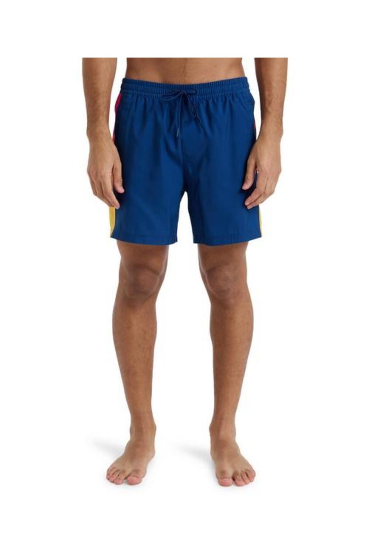 Quiksilver EQYJV04136-BSW6 Everyday Holmes Volley 16 Erkek Şort Mayo Mavi