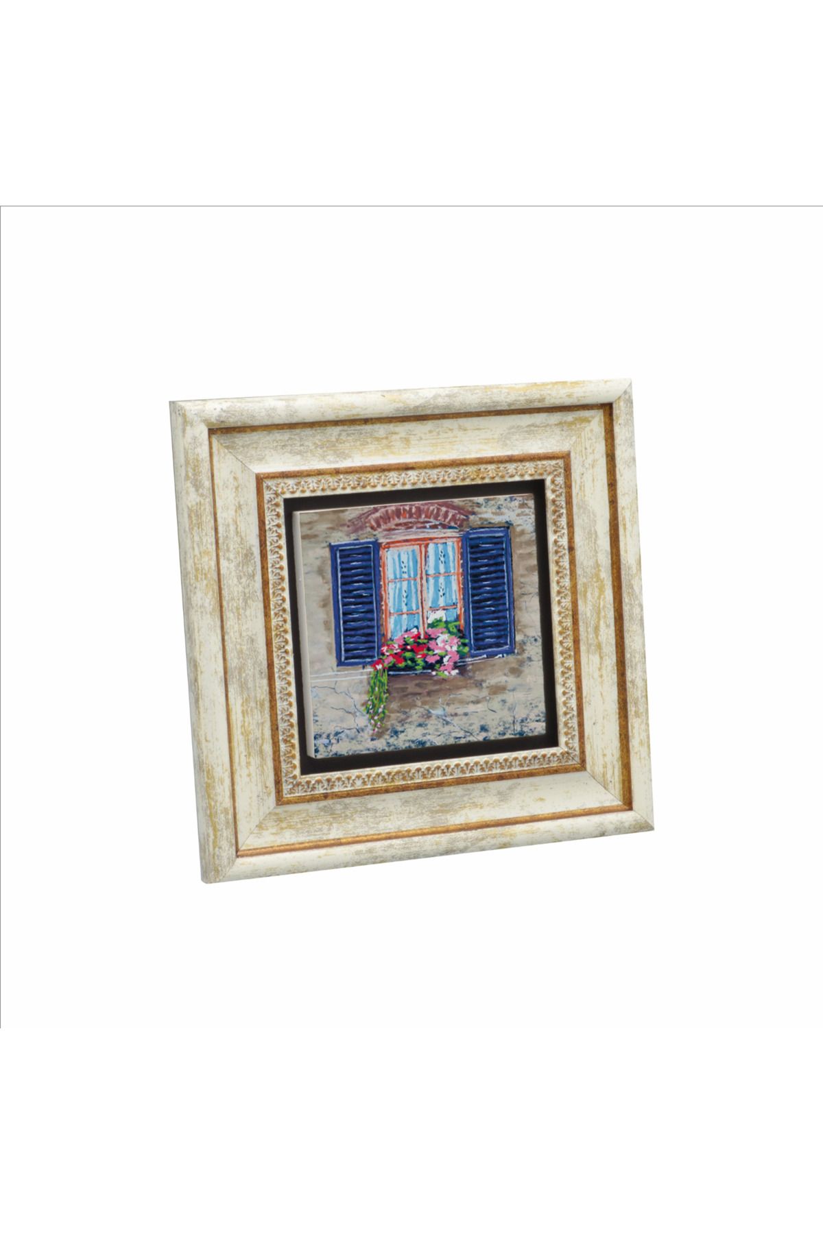 Sadrazam İtalya Görseli Baskılı Doğaltaş Tablo (20 X 20 KRG-60)