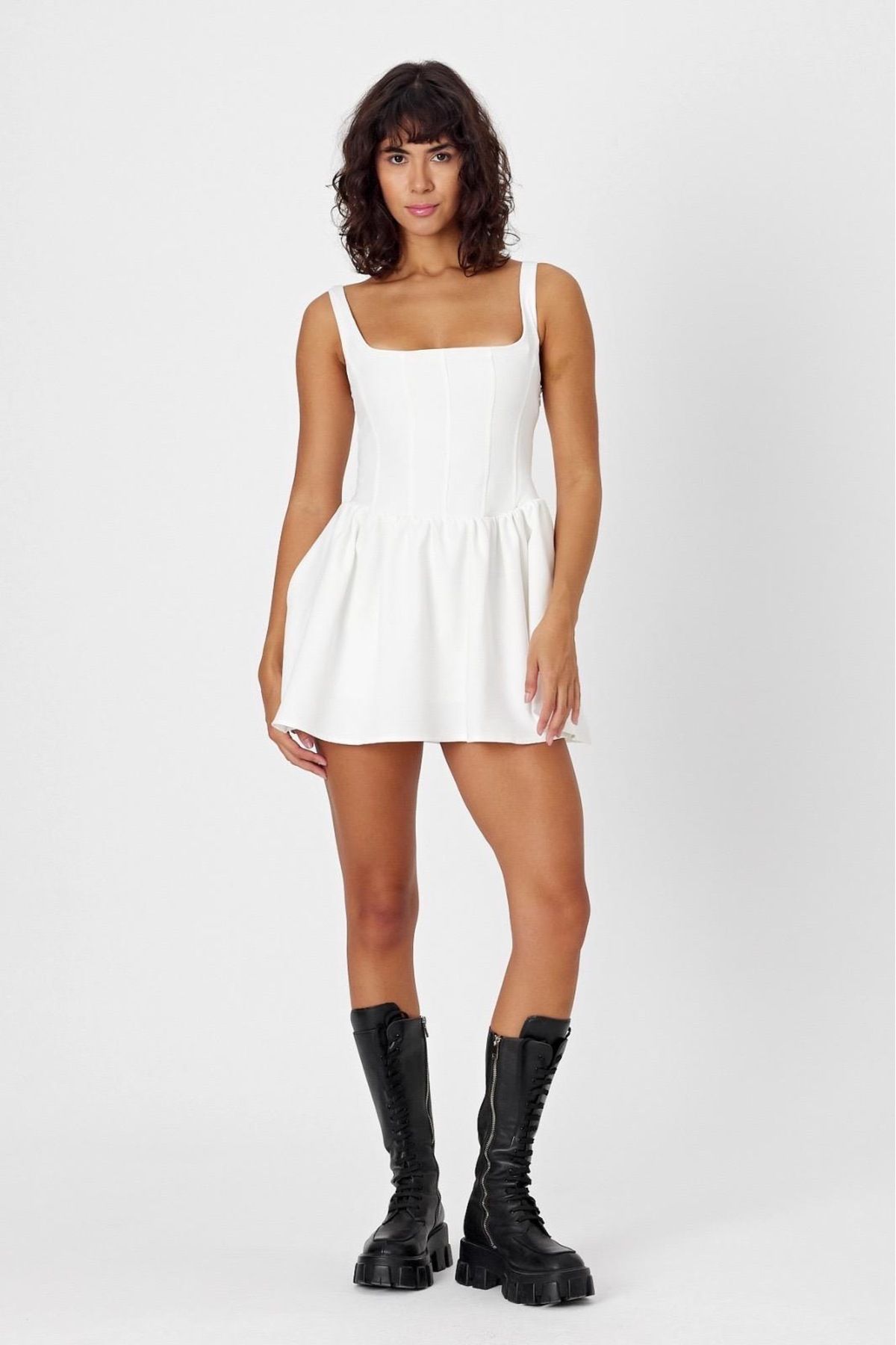 MOONBUTY KORSE GÖRÜNÜMLÜ ELBİSE