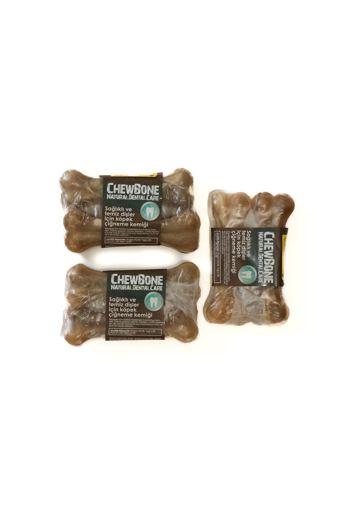Gimdog Chewbone 3 Adet 2'li Kemik (11 cm)