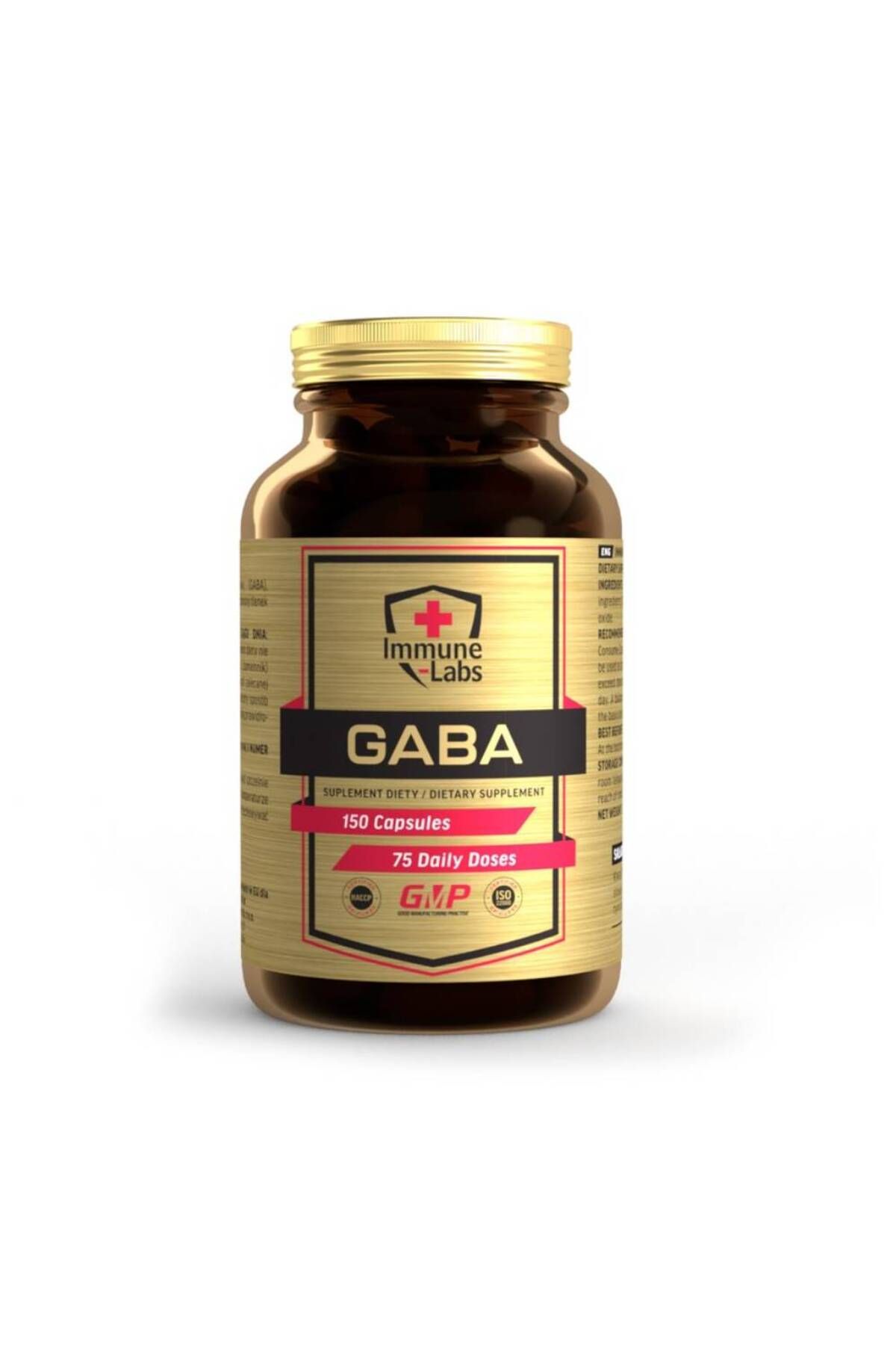 Immune Labs Gaba 150 Capsule, Immune Labs, Supliment Alimentar Pentru Stres - One Size