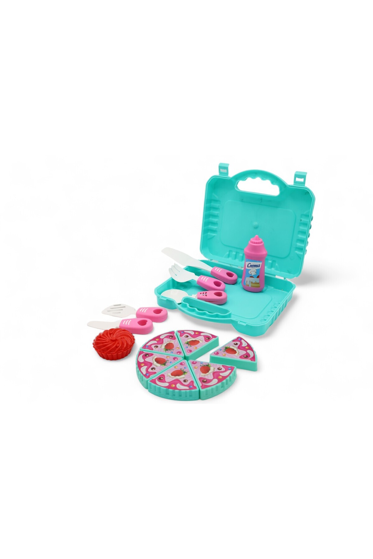 Genel Markalar Çantalı Doğum Günü Pastası Seti - Çocuklar Için Eğitici Öğretici Eğlenceli Pasta Oyuncak Seti fotoğrafı 4 (önizleme)