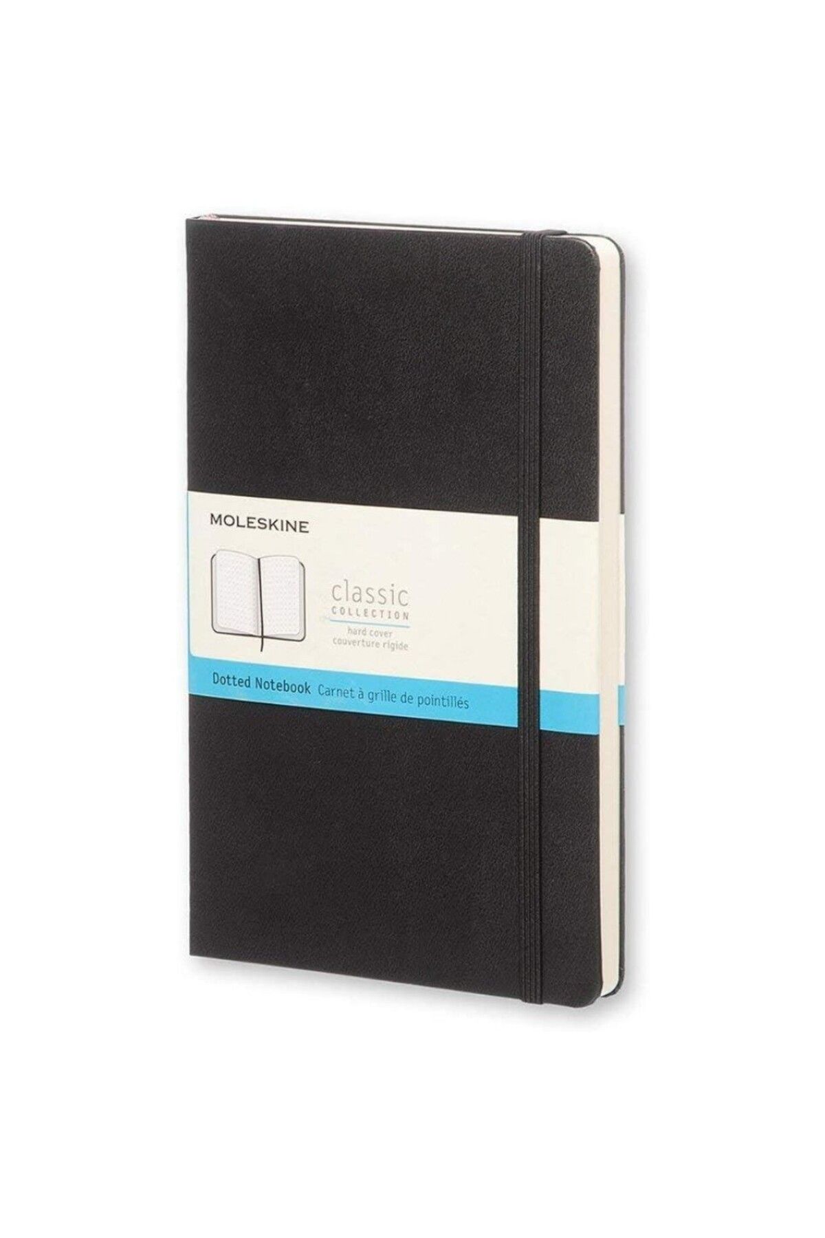 Moleskine Noktalı Siyah Defter L Boy Sert Kapak