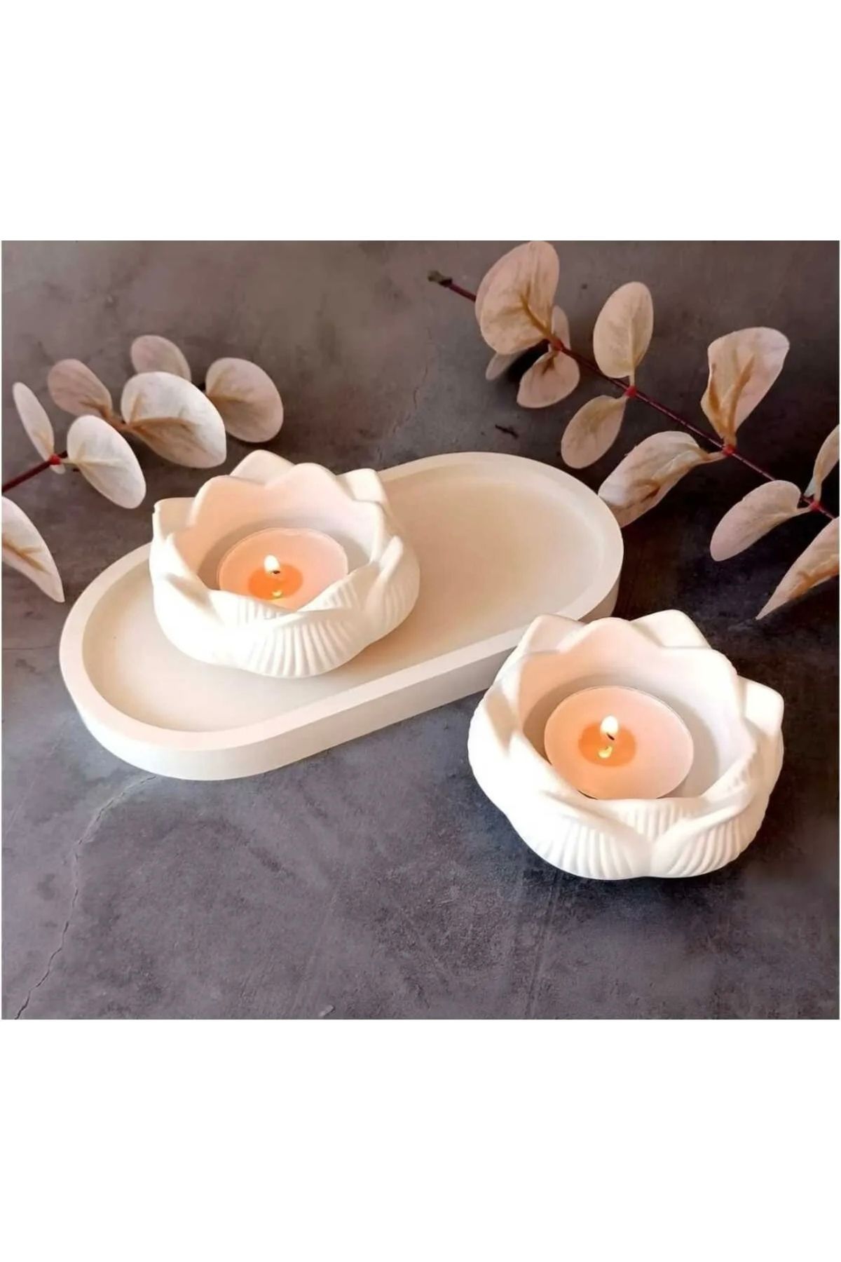 Home 2'li Lotus Mumluk