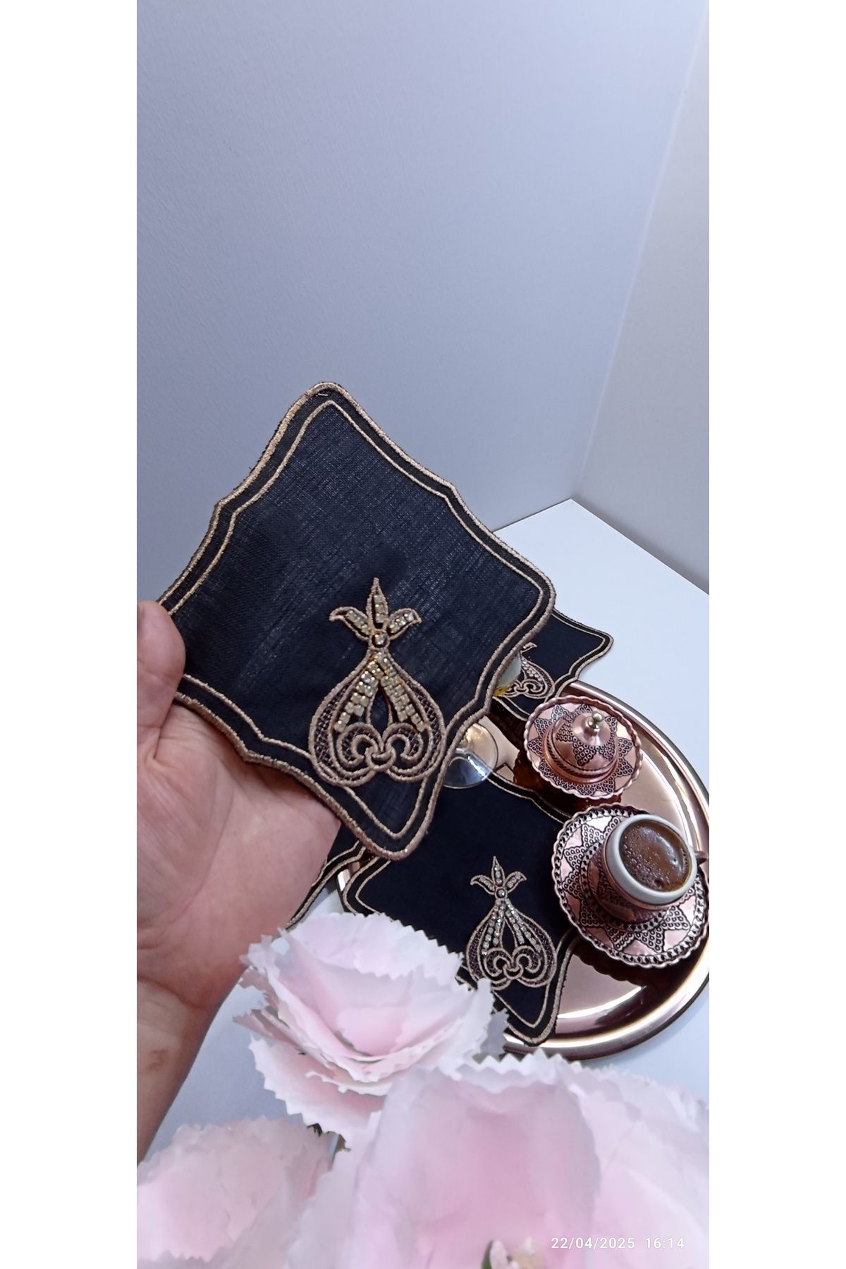 Butik Kahve sunum Peçetesi