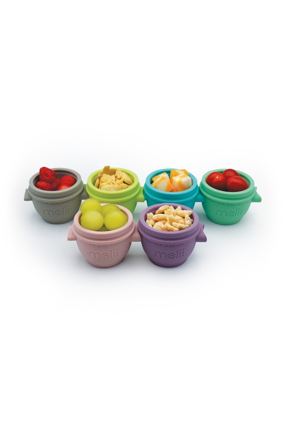 Melii-Set 6 Recipiente Silicon Snap&Go, Melii, 59 Ml 3
