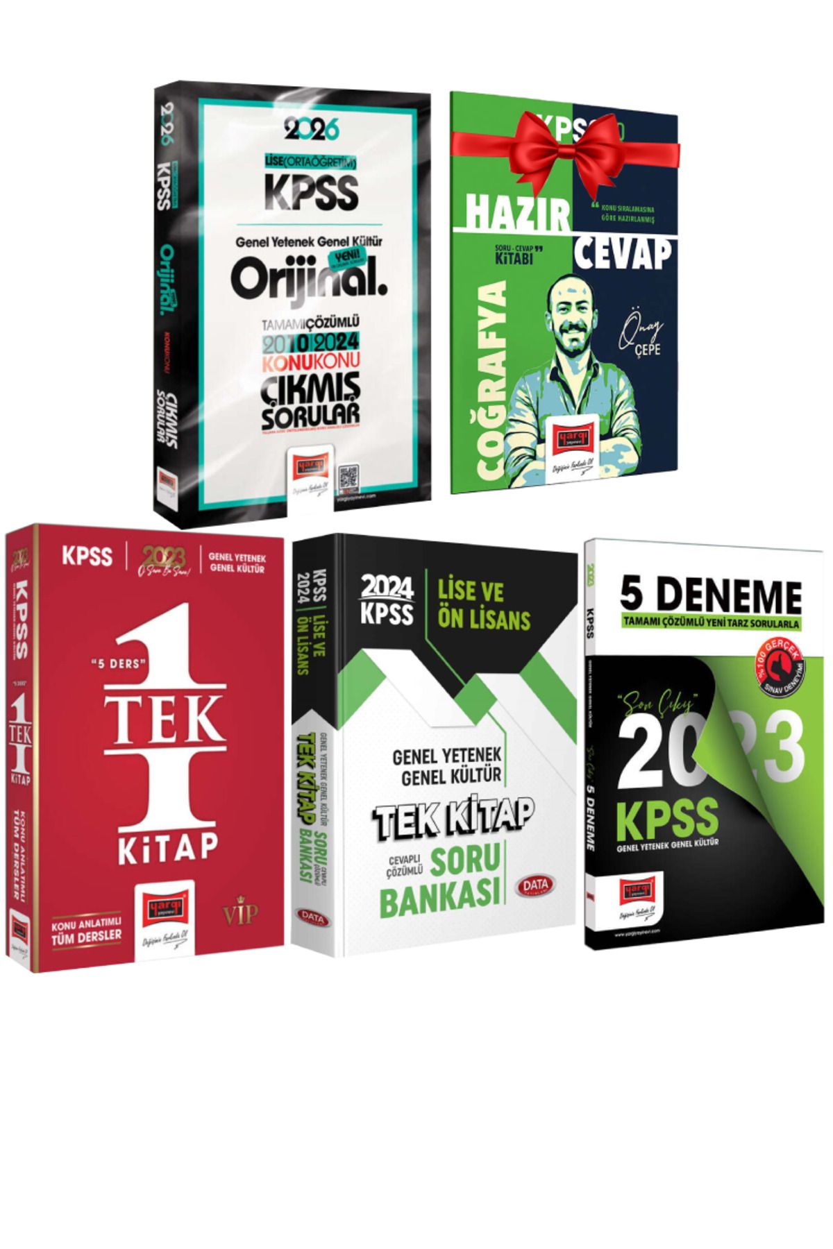 Yargı Yayınları 2026 KPSS Lise Orijinal 2010-2024 Konu Konu Çıkmış Sorular+ Konu Anlatımı+ Soru Bankası+ Deneme