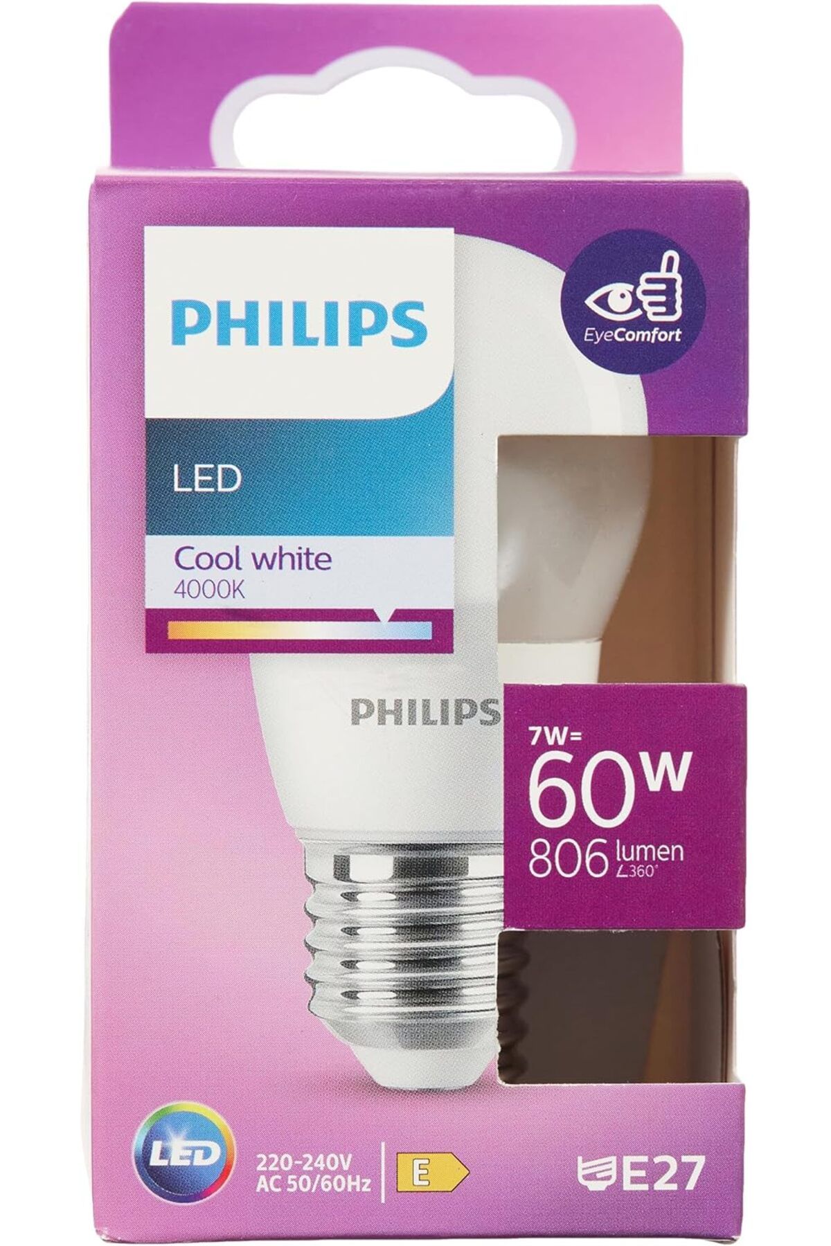 ÇAĞUR Dark LED 60W P48 E27 CW Gün Işığı 4000K Dim Edilmez Yenii 1099594
