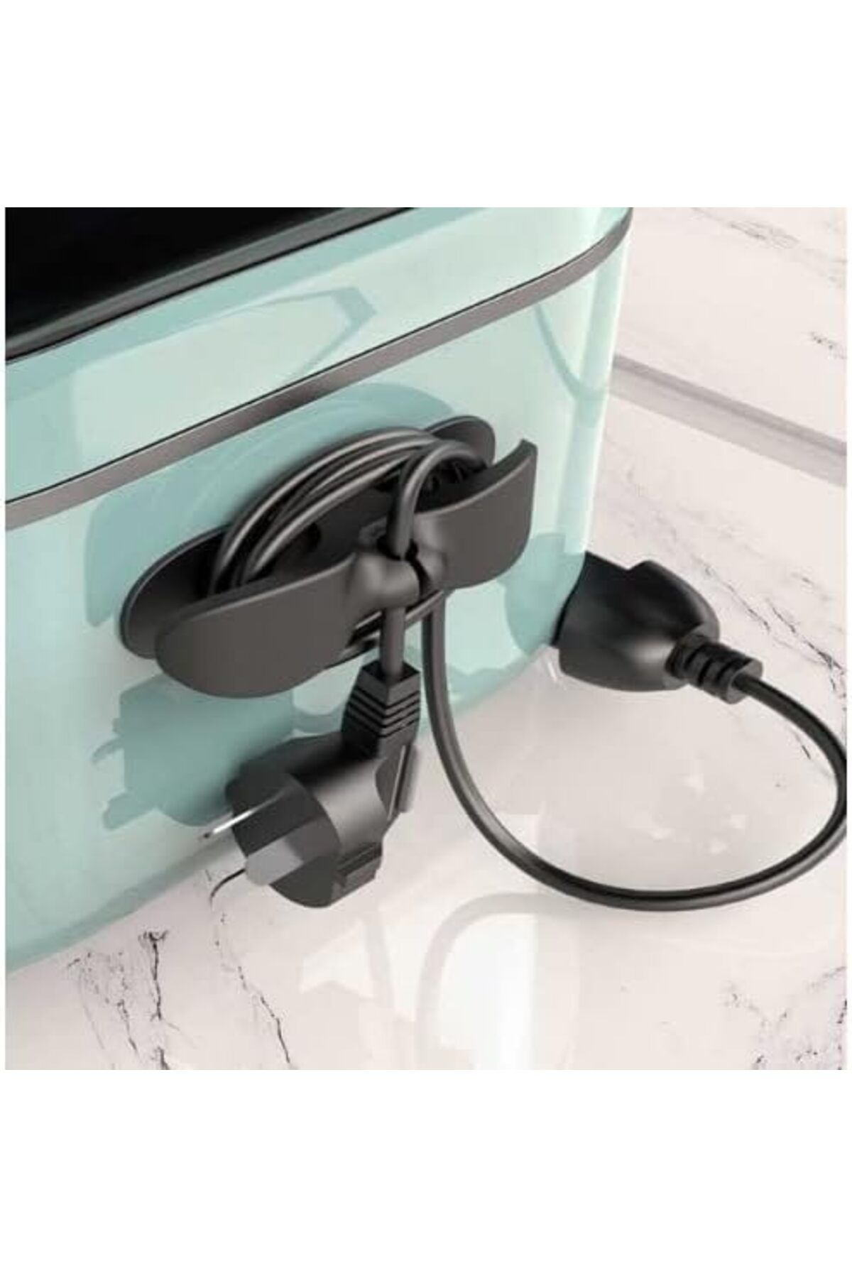 STOREMAX EMN Düzenleyici Organizer, 2'li Set, Küçük Ev Aletleri için Kablo Sarma ve Toparlama Aparatı,
