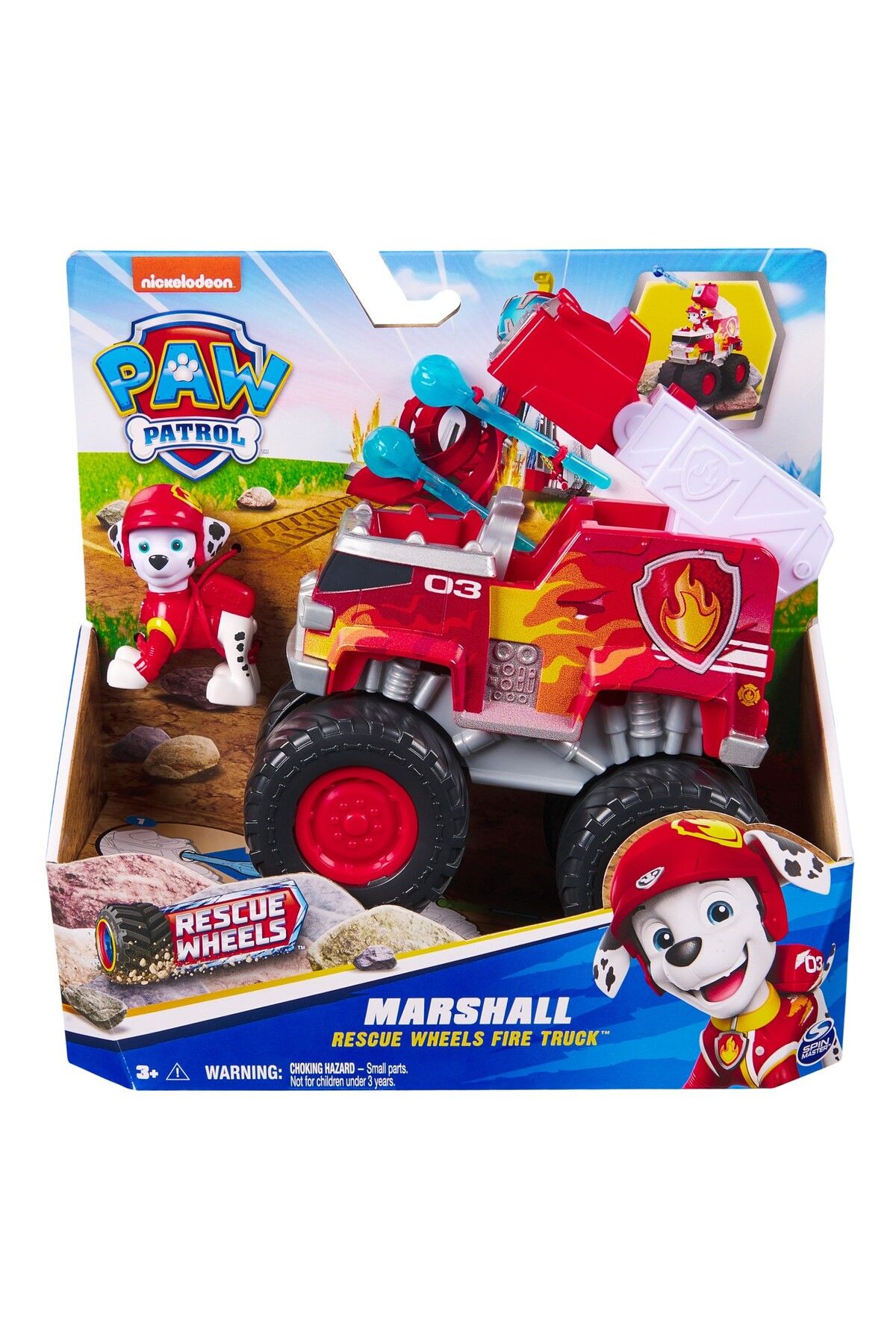Spinmaster Paw Patrol Marshall Themed Rescue Vehicle - One Size