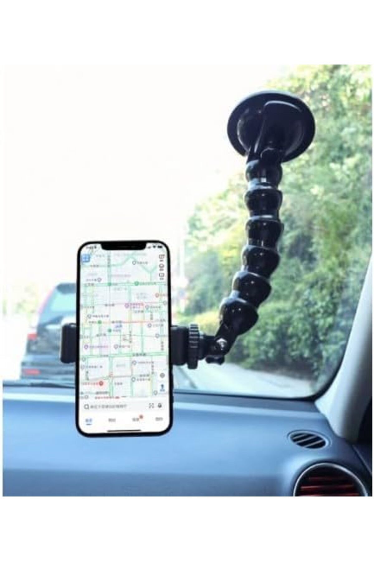 ÇAĞUR Dark Vantuzlu Teleskobik Telefon Tutucu Yenii 1099594