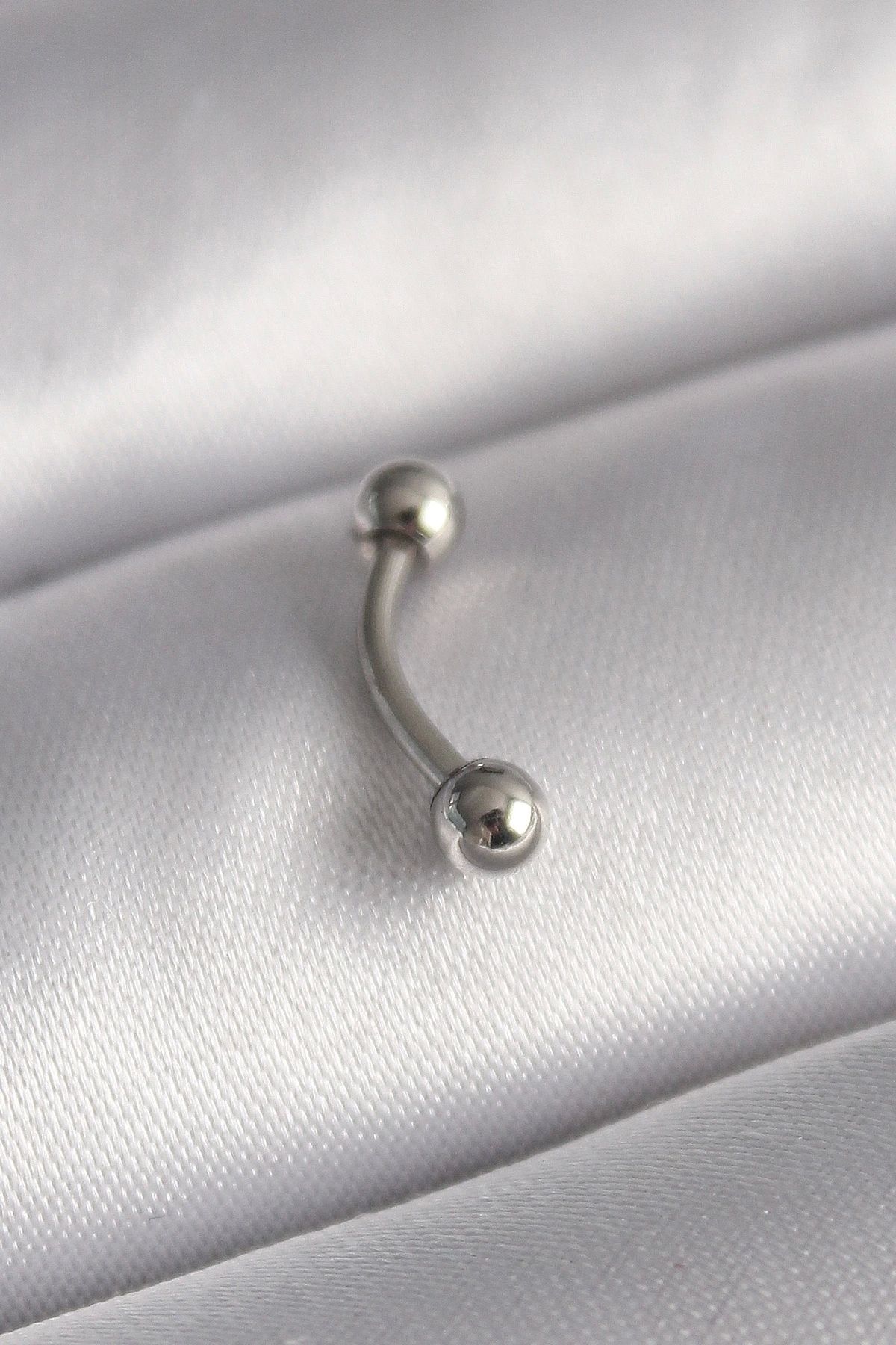 STOREMAX 316L Çelik Gümüş Renk Topçuk Model Piercing