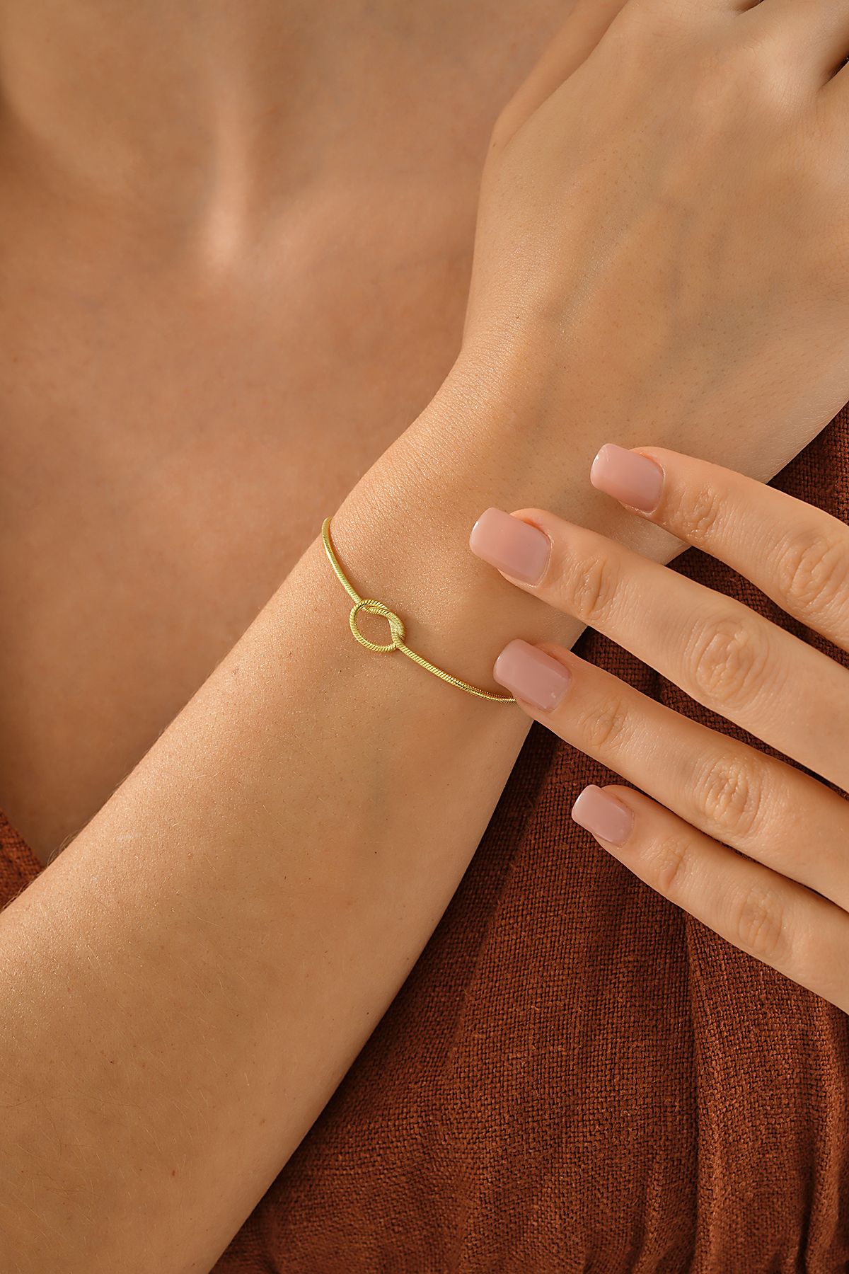 Klart Jewellery Düğüm bileklik 925 ayar Gümüş Bileklik
