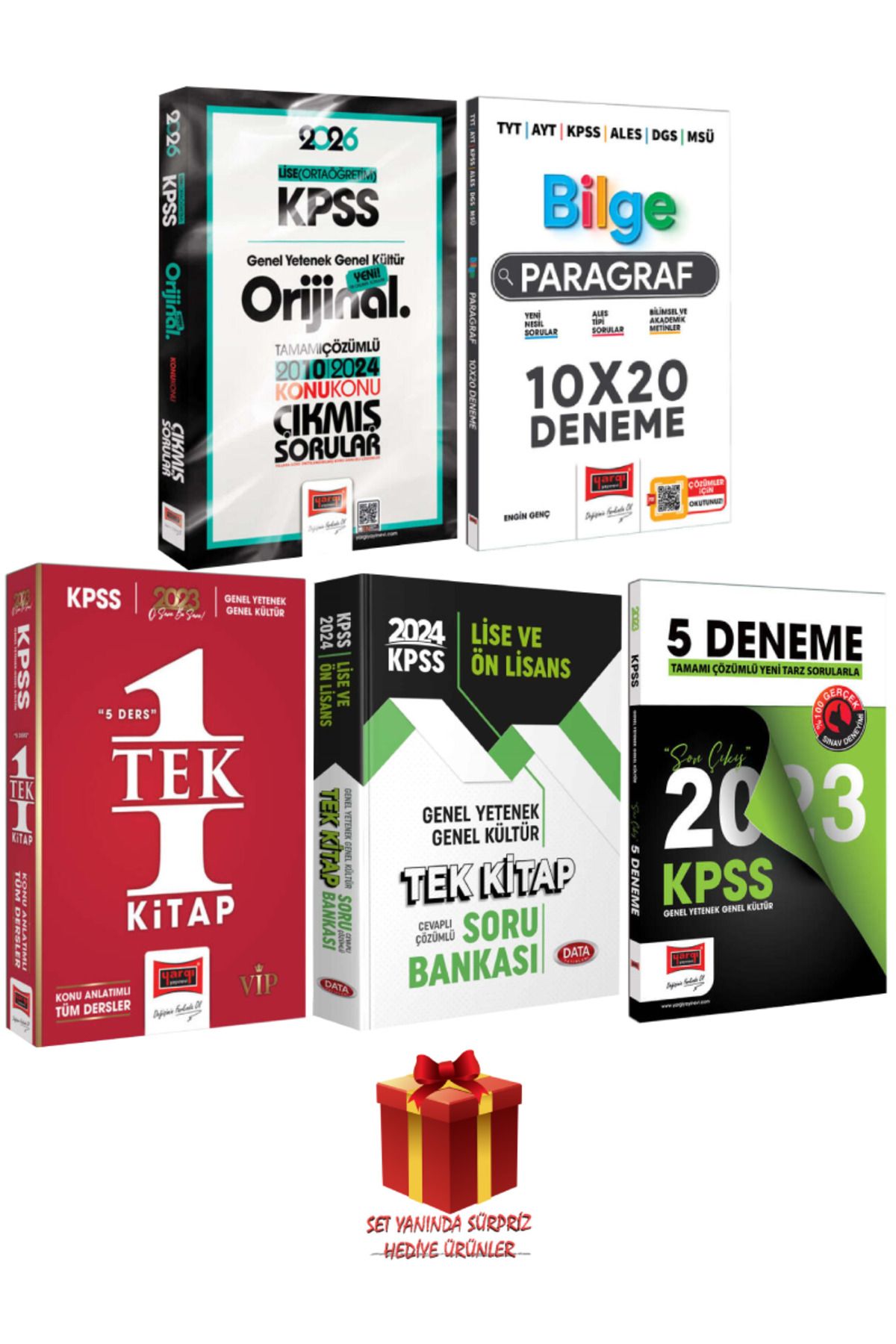 Yargı Yayınları 2026 KPSS Lise Orijinal 2010-2024 Konu Konu Çıkmış Sorular+ Konu Anlatımı+ Soru Bankası+ Deneme