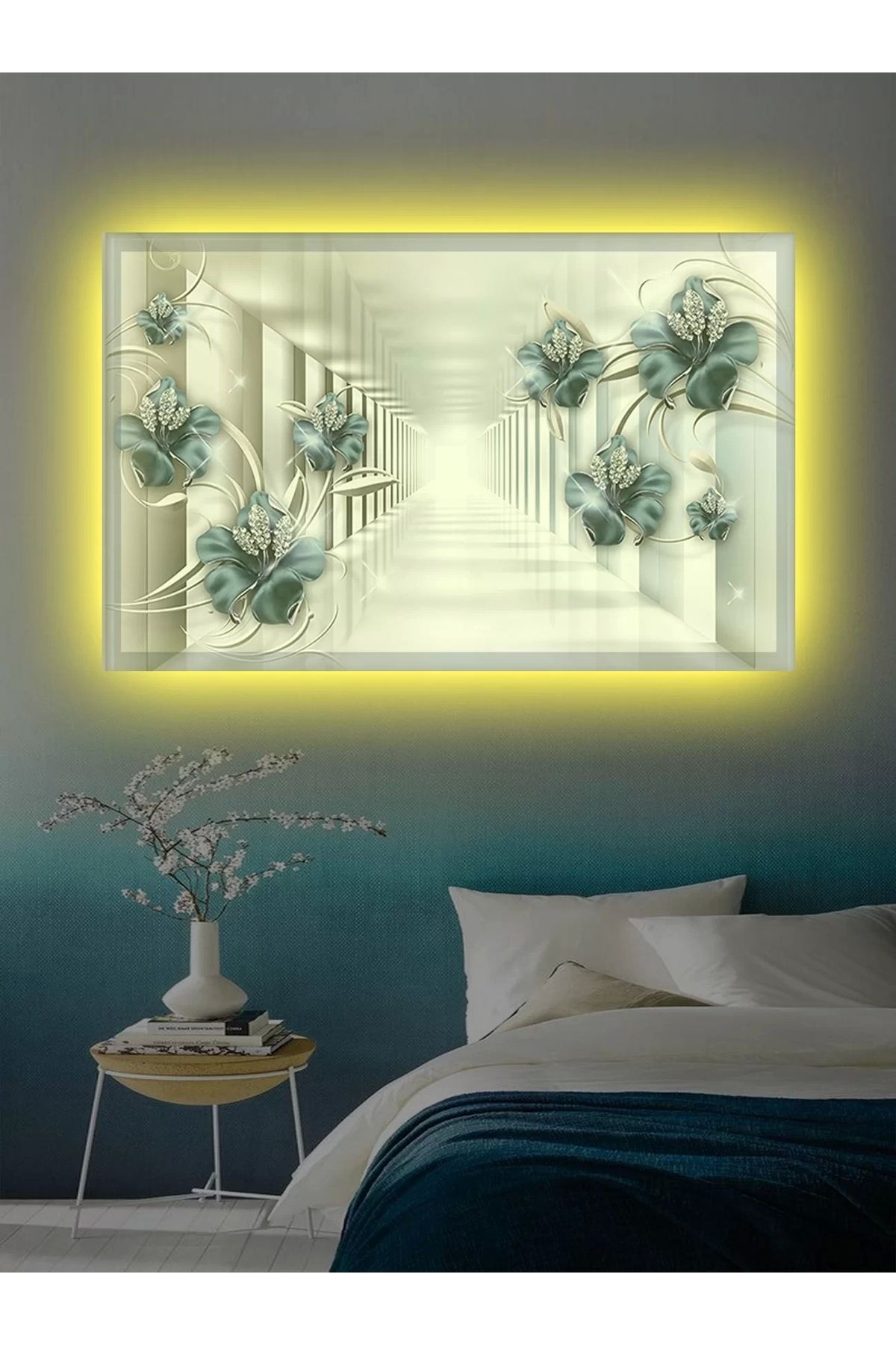 feifei Led Işıklı 3d Dekoratif Hediyelik Tablo