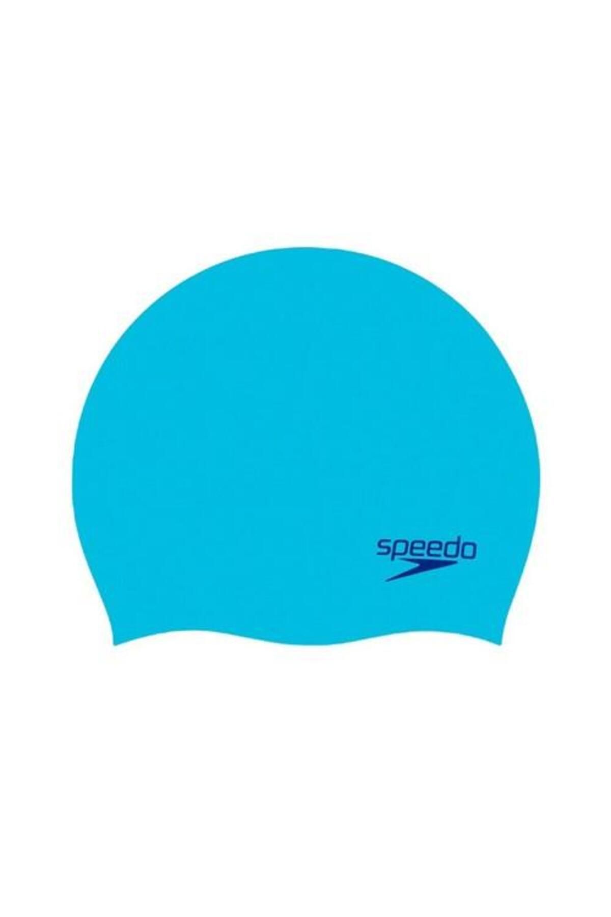 SPEEDO کلاه شنا آبی SILC قالب