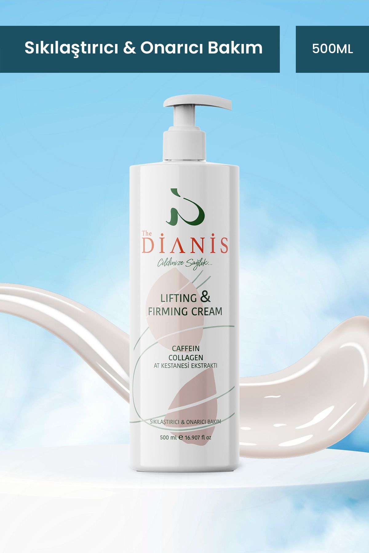The Dianis Lifting Firming Sıkılaştırıcı Onarıcı RF Krem 500ml