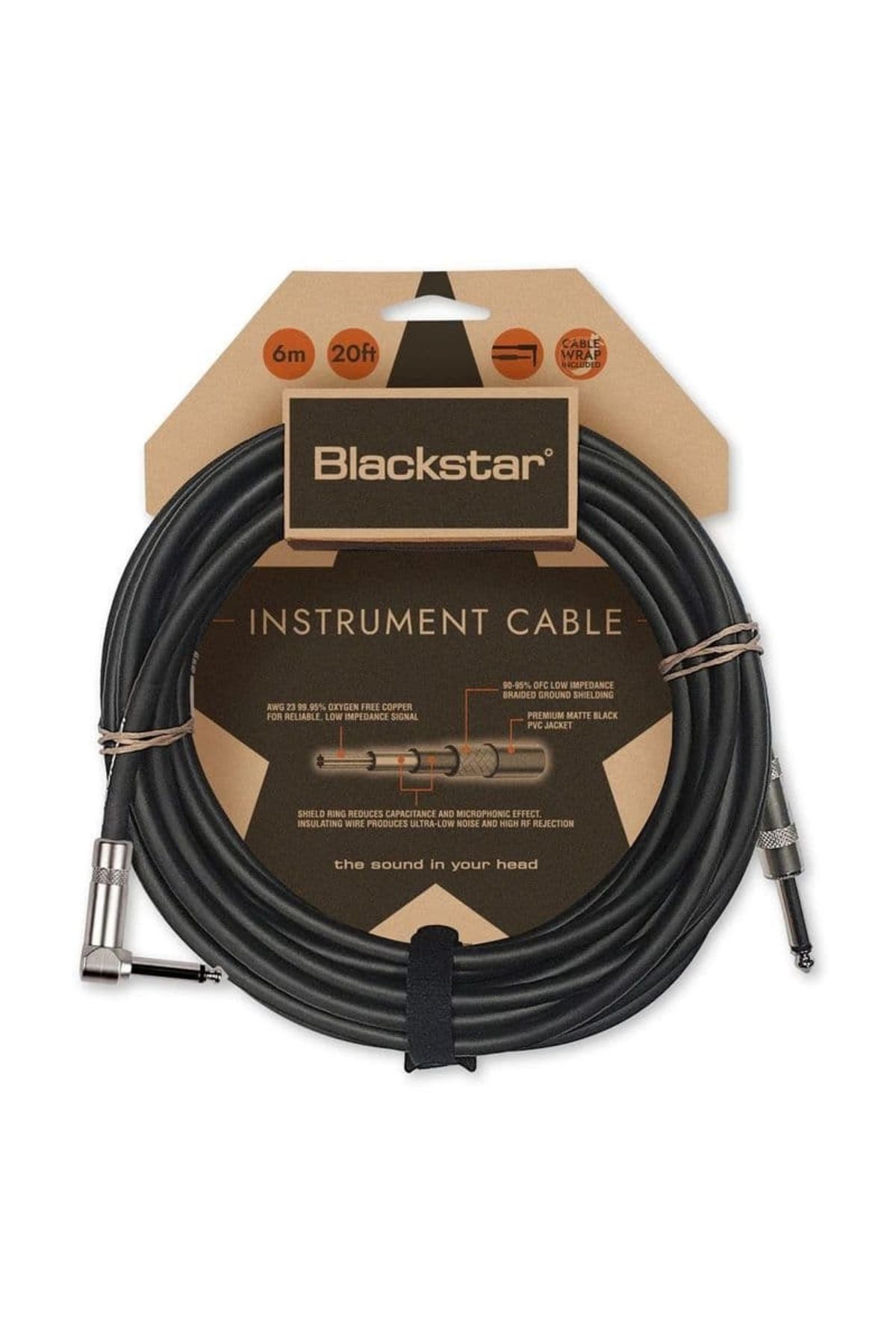 Blackstar Standard Str/ang Enstrüman Kablosu (6 m)