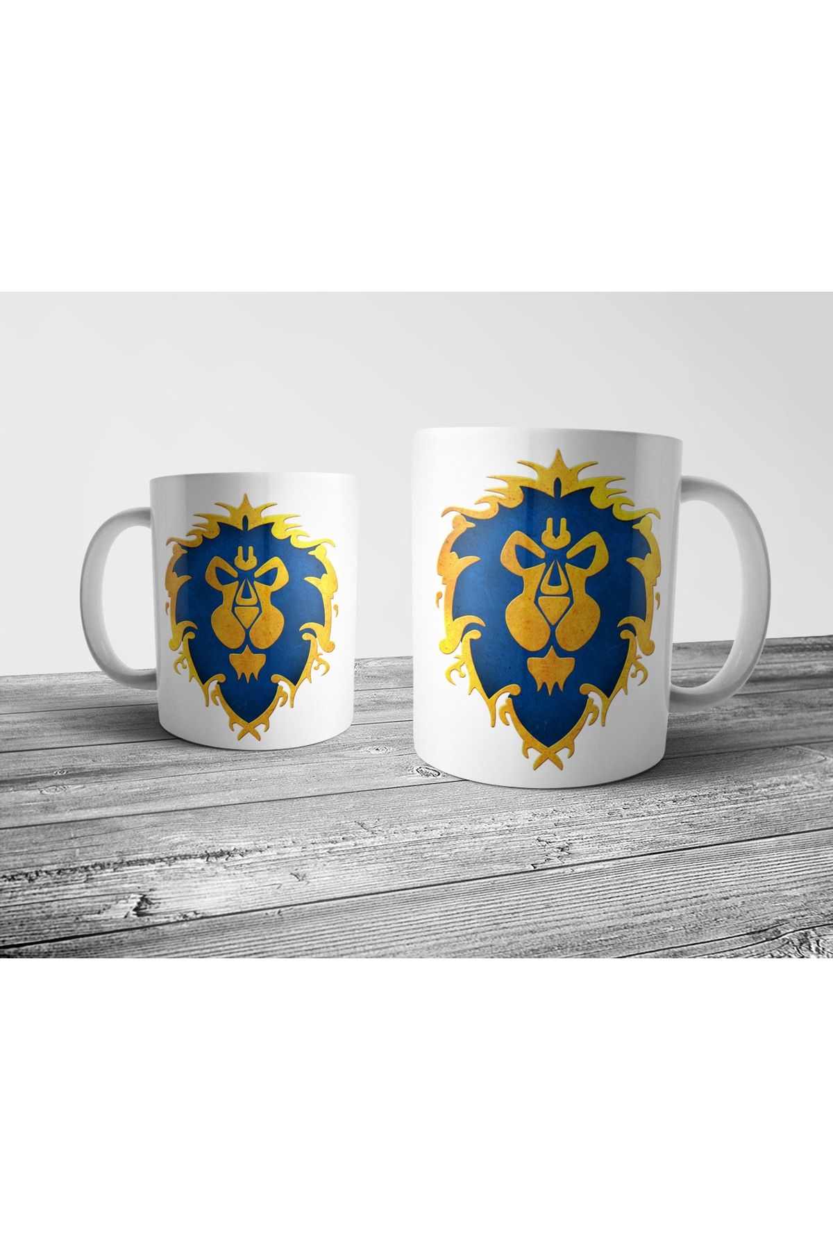 Pixxa World of Warcraft Alliance Kupa Bardak Model 2