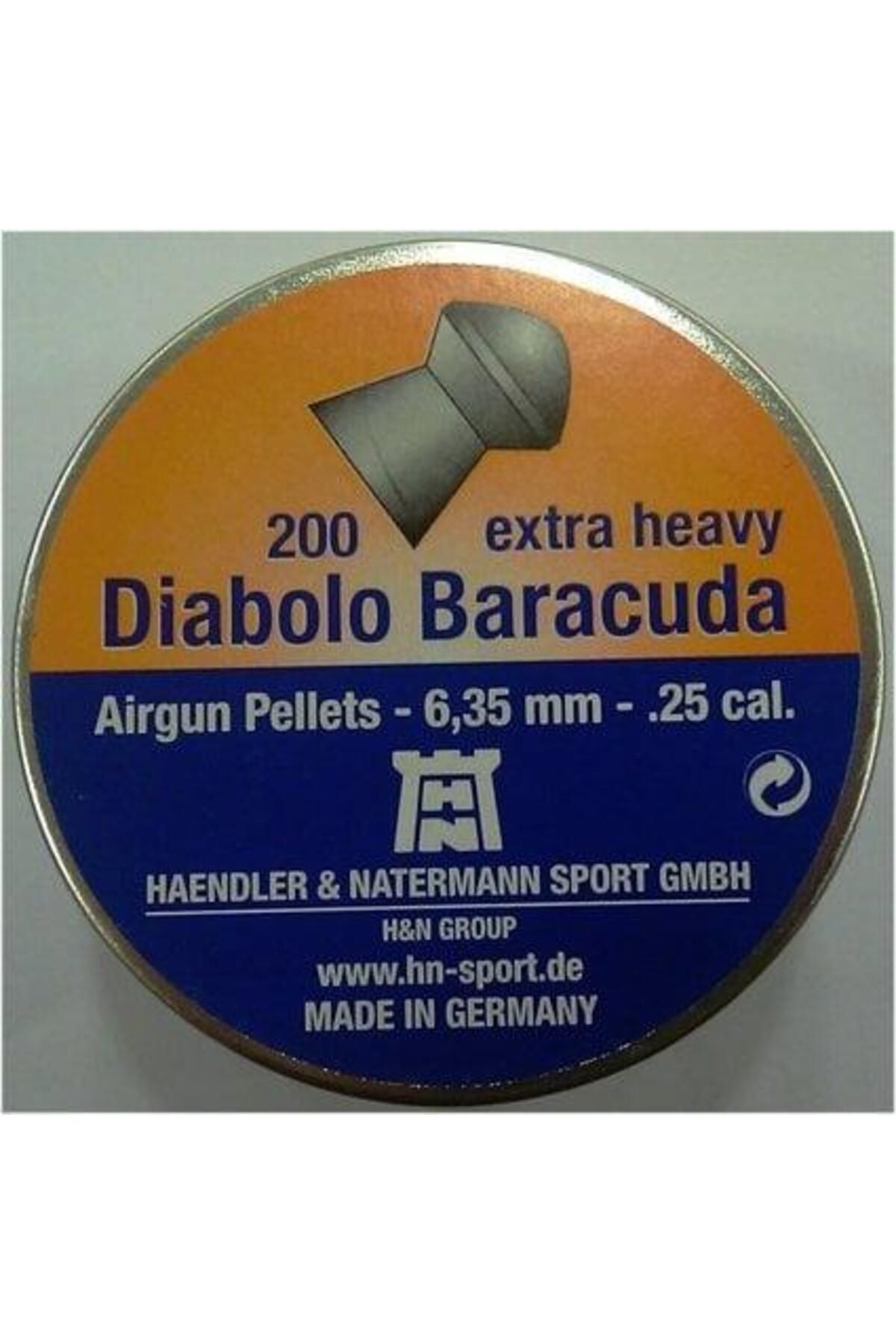 H&N DIABOLO BARACUDA 6.35 CAL HAVALI SAÇMA