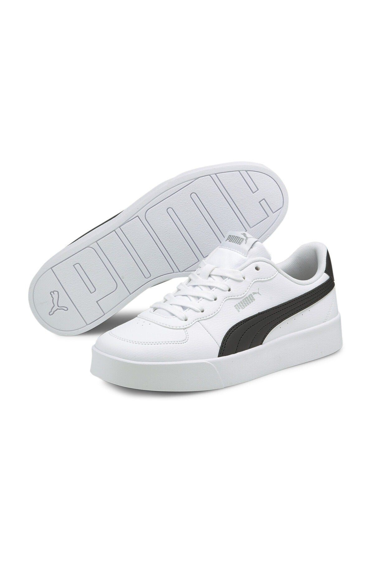 Puma Bağcıklı Günlük Spor Ayakkabı Beyaz-Siyah Sneaker