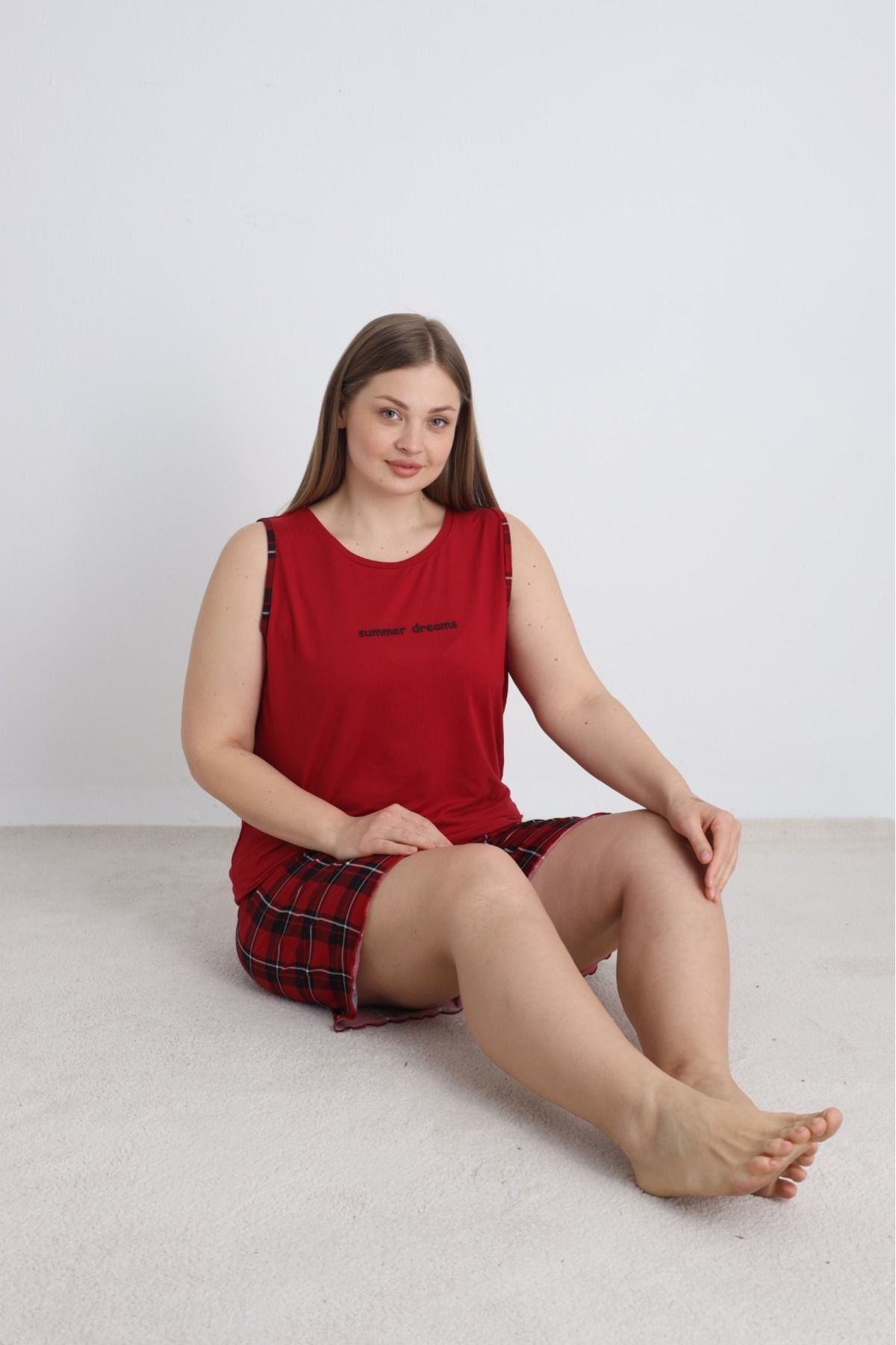 Mihra Stil Mihra 50507-1301 Kadın Büyük Beden Pijama Takımı