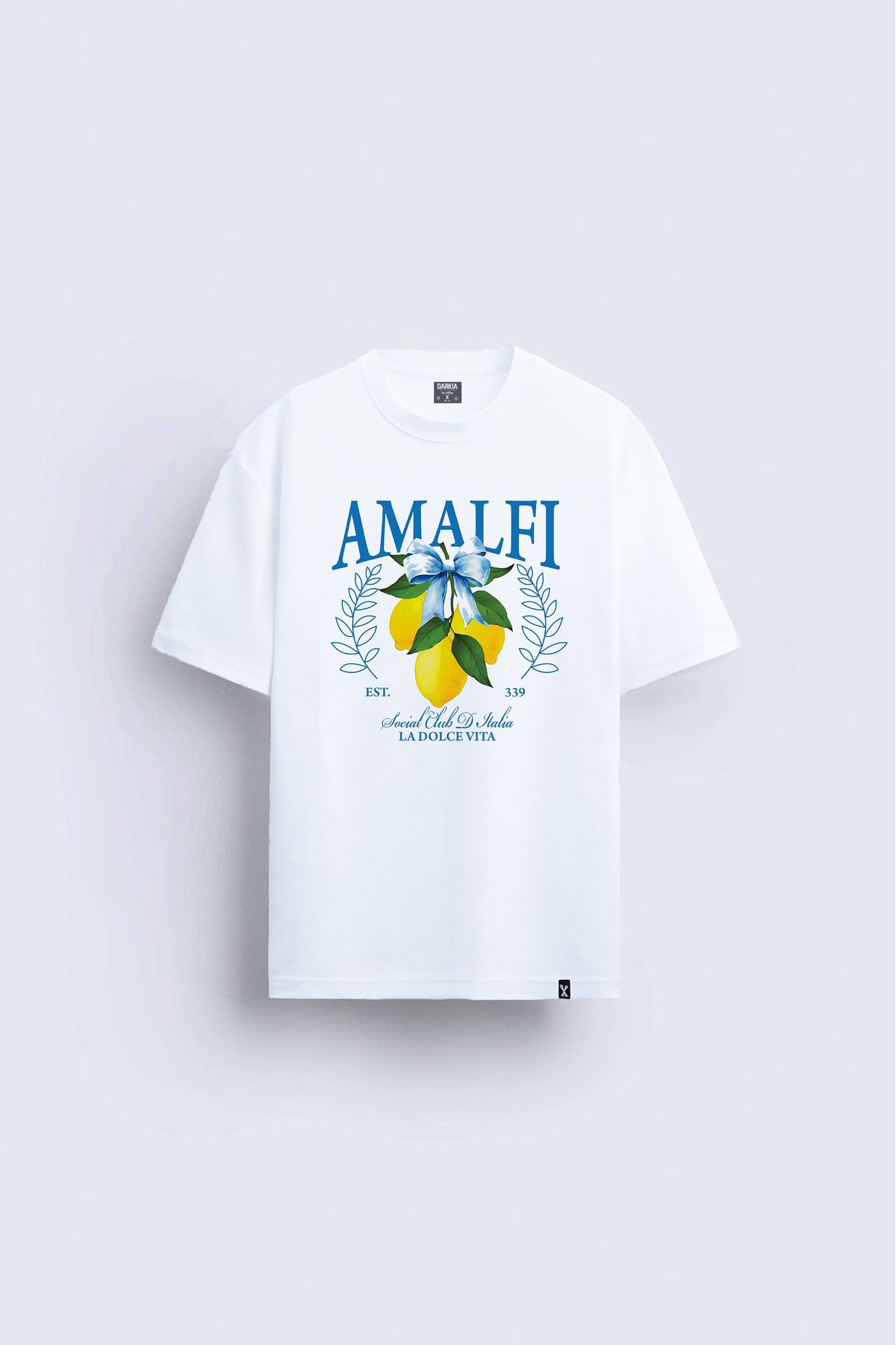 sielta Lemon Limon Baskılı Bisiklet Yaka Unisex Beyaz Tişört T-shirt