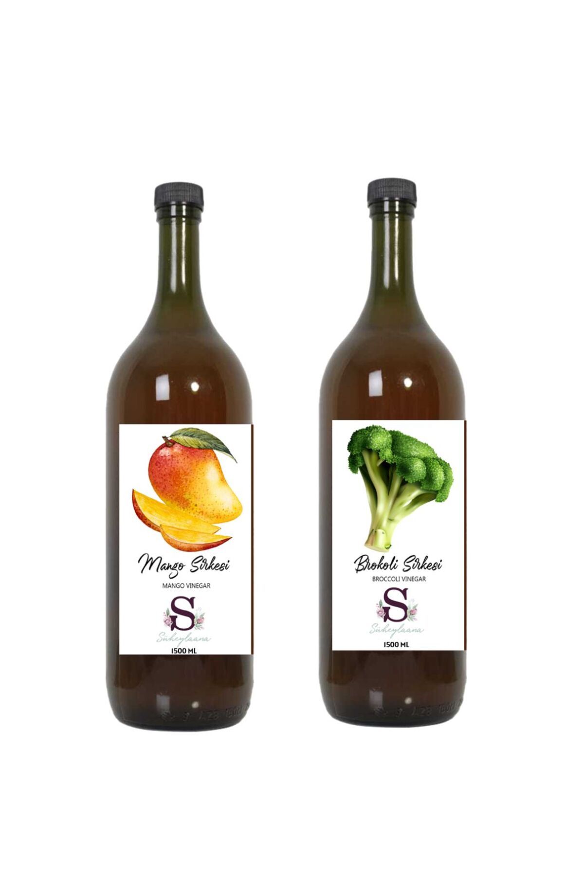 Süheylaana Doğal Mango Sirkesi 1500 Ml - Doğal Brokoli Sirkesi 1500 Ml