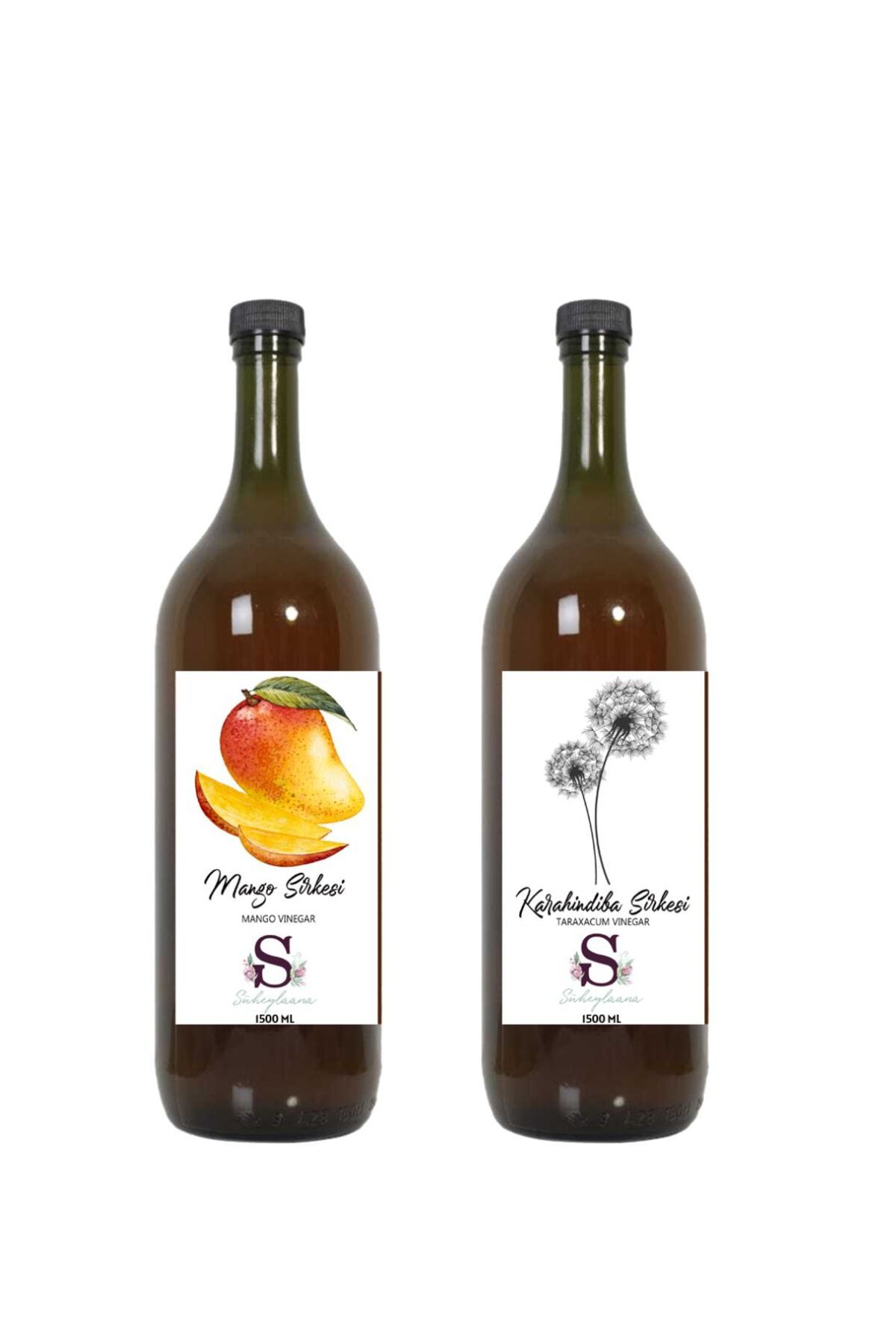 Süheylaana Doğal Mango Sirkesi 1500 Ml - Doğal Karahindiba Sirkesi 1500 Ml