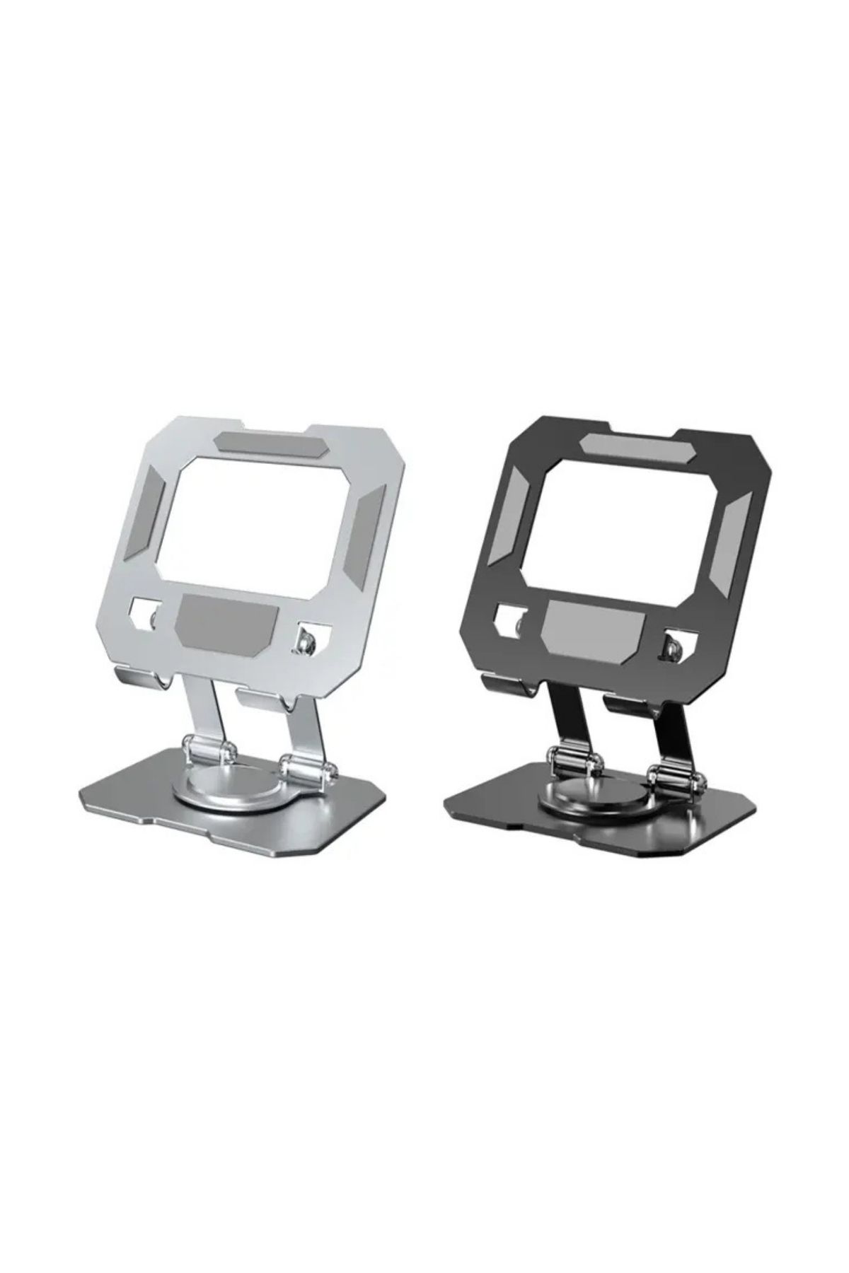 Mcstorey Tablet Standı Taşınabilir Bilgisayar Macbook Standı Evrensel Metal Çelik 360° Ayarlanabilir Katlanab