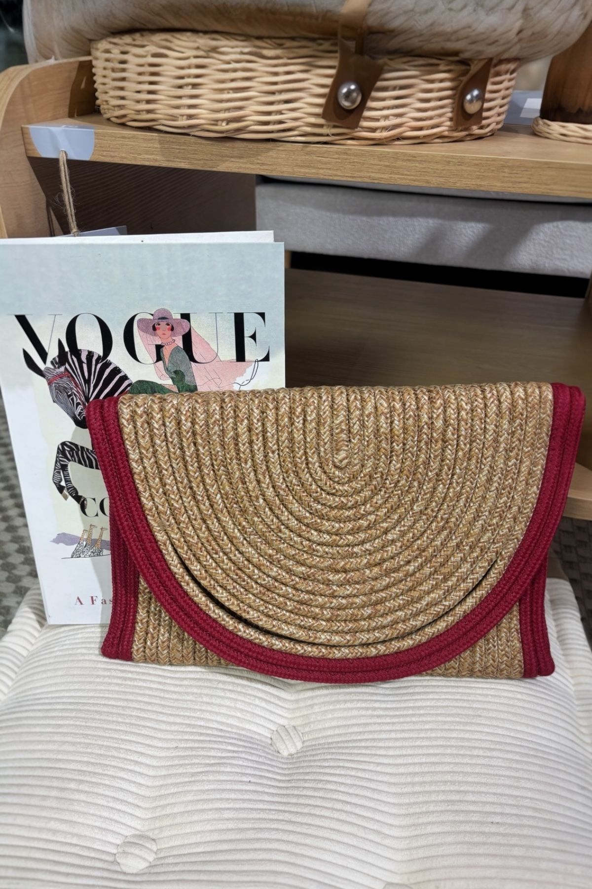 MaVaux El Geçirme Detaylı Zarf Portföy Clutch Çanta