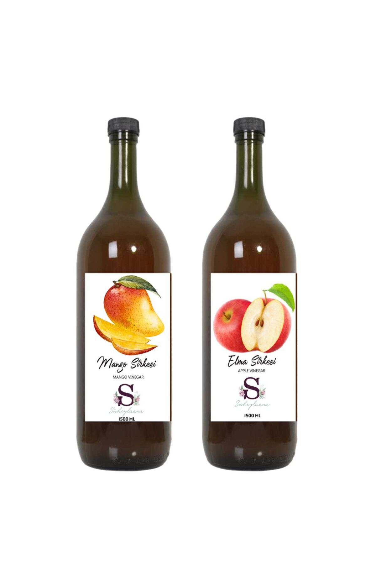 Süheylaana Doğal Mango Sirkesi 1500 Ml - Doğal Elma Sirkesi 1500 Ml