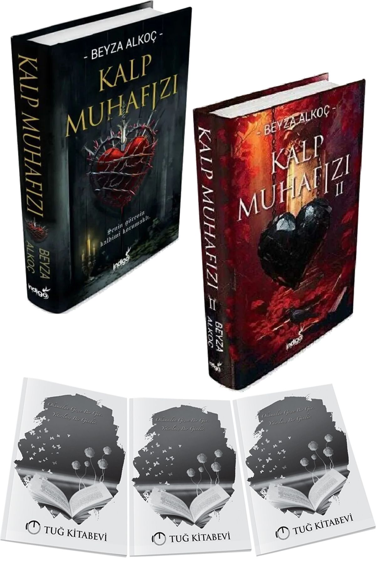 İndigo Kitap Kalp Muhafızı 1 Kalp Muhafızı 2 Ciltli Beyza Alkoç 2 Kitap Set + Hediyeli