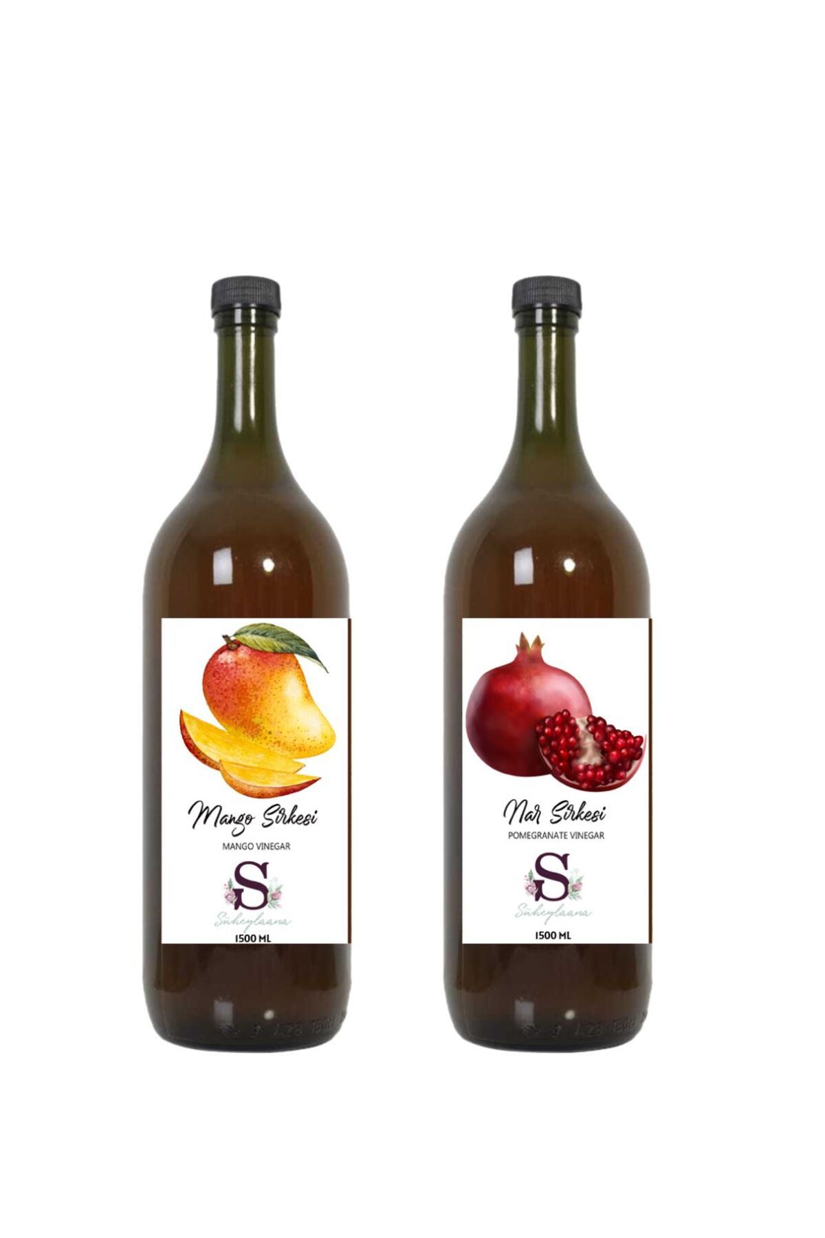 Süheylaana Doğal Mango Sirkesi 1500 Ml - Doğal Nar Sirkesi 1500 Ml