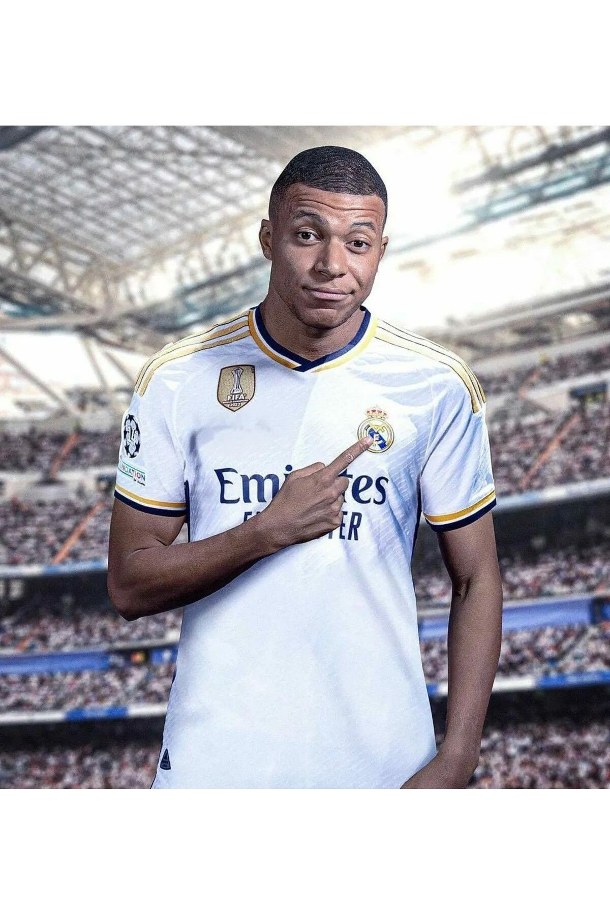 FRAGOLA Real Madrid 2023/24 Yeni Sezon Kylian Mbappé Özel Forması