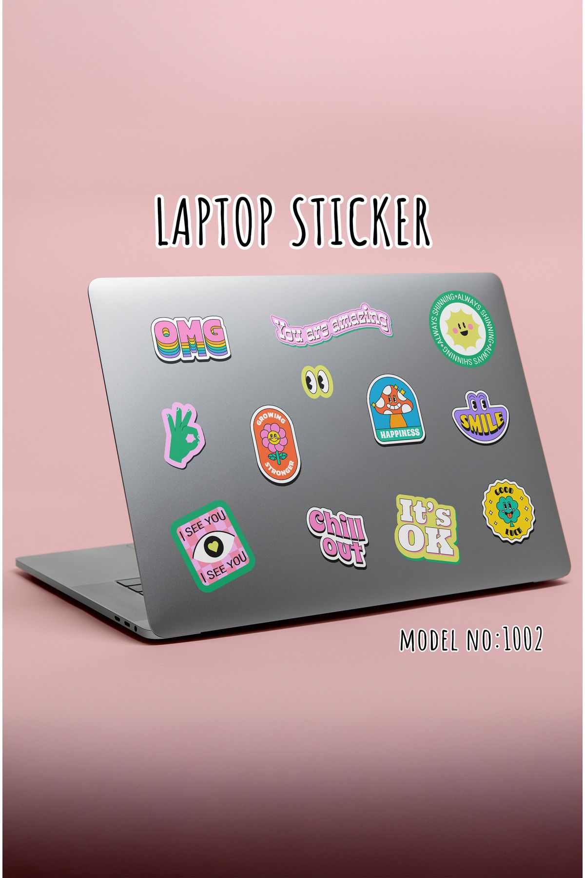 thinkos Motivasyon Temalı Sticker Seti | Laptop & Defter Uyumlu Etiketler Model No:1002