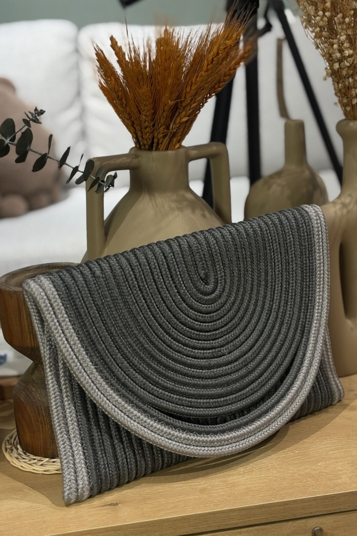 MaVaux El Geçirme Detaylı Zarf Portföy Clutch Çanta