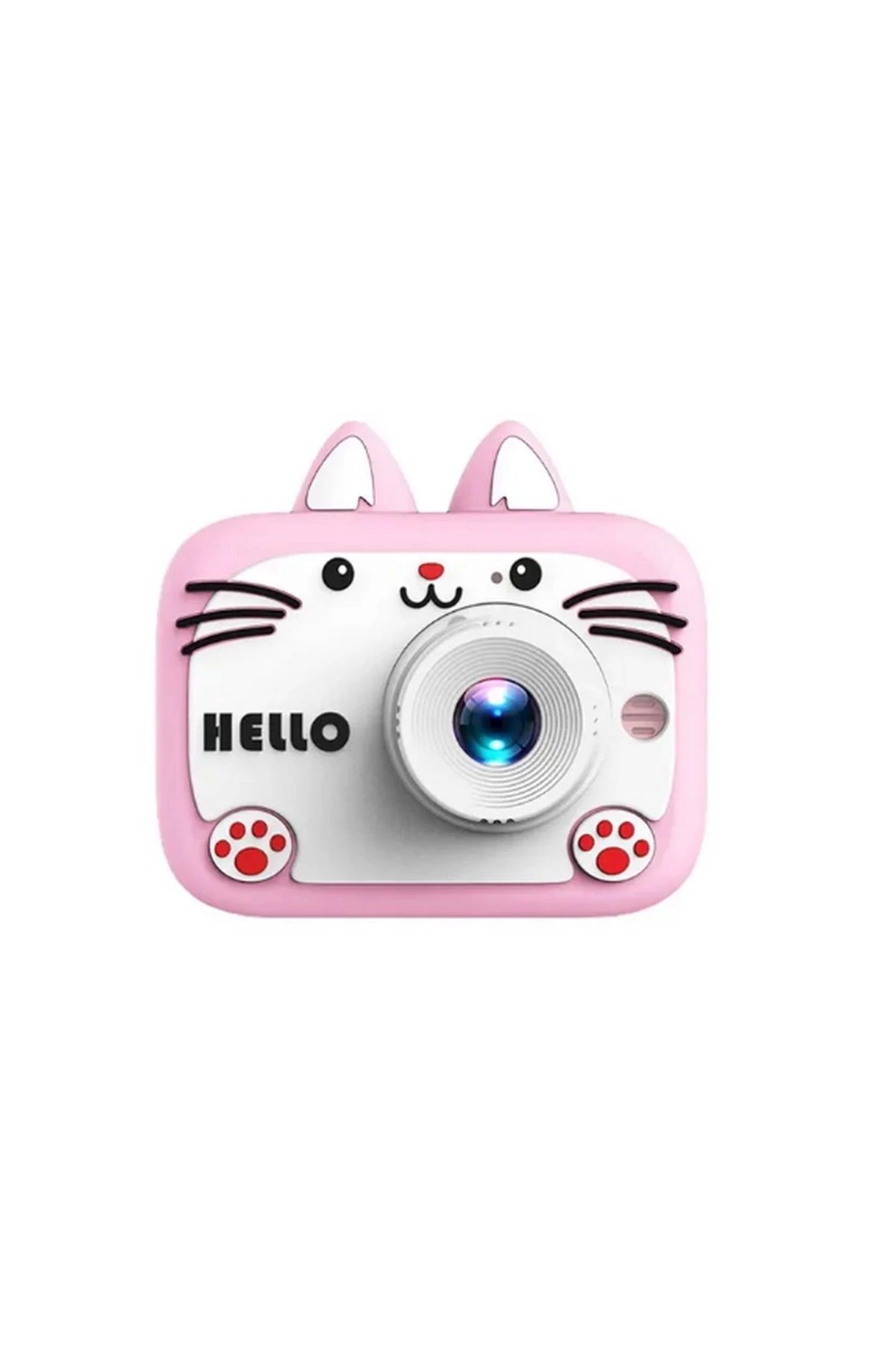No8 Home Hello Çocuk Dijital Fotoğraf Makinası 20 Mp Video Kaydedici 2.0 İnç Çift Kameralı Ks-102