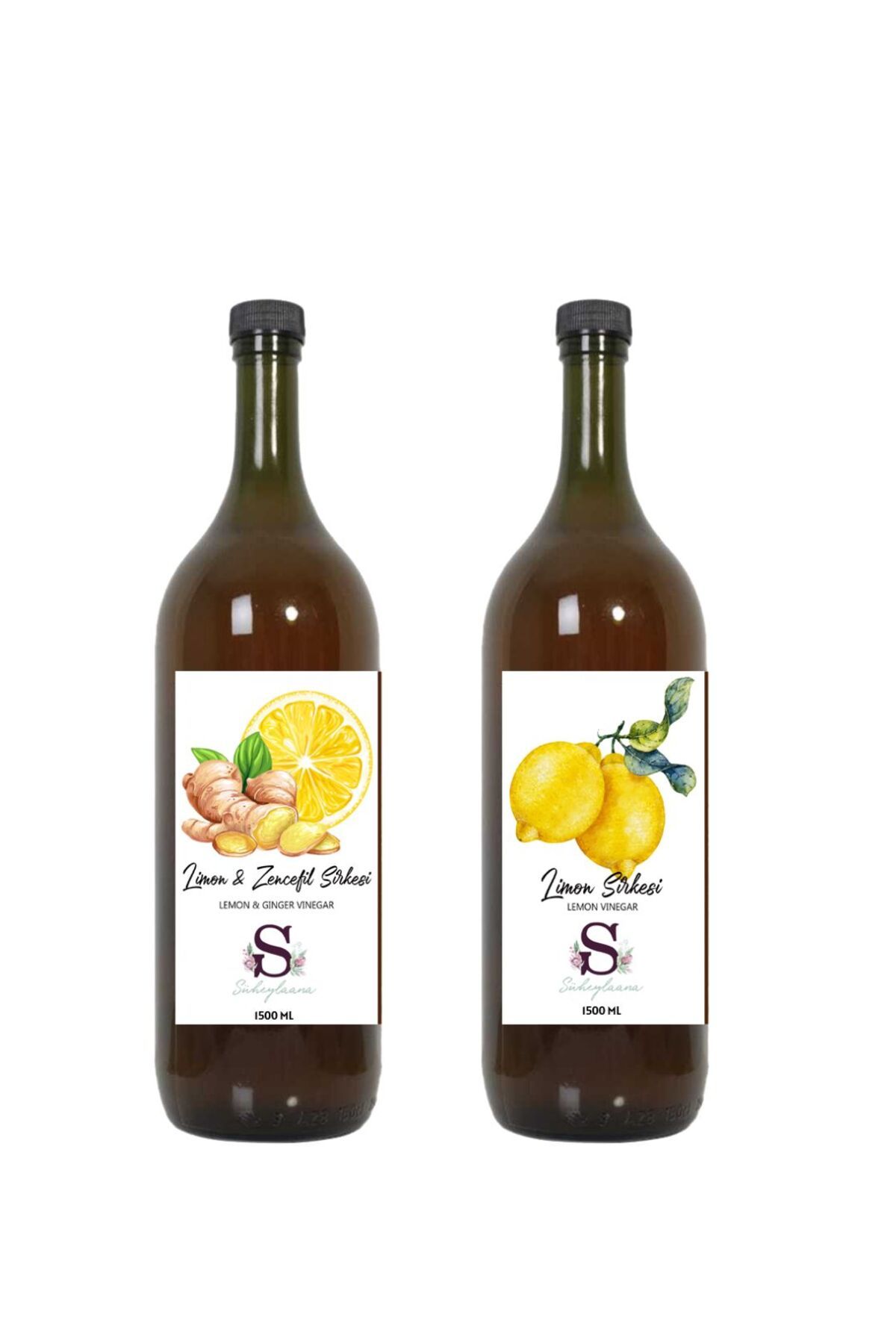 Süheylaana Doğal Limon & Zencefil Sirkesi 1500 Ml - Doğal Limon Sirkesi 1500 Ml